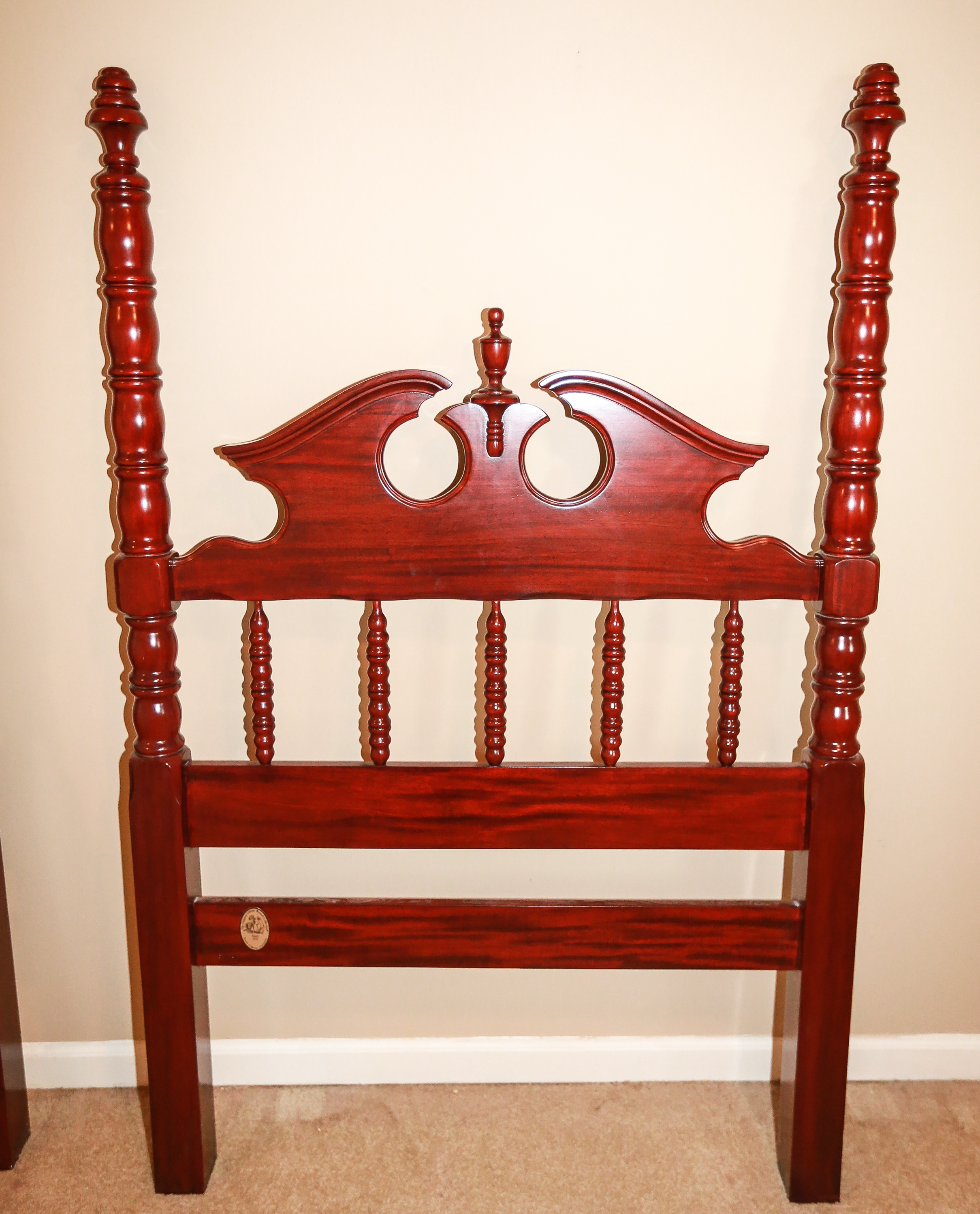 "Lillian Russell Collection" Twin Headboards by Davis Co. EBTH