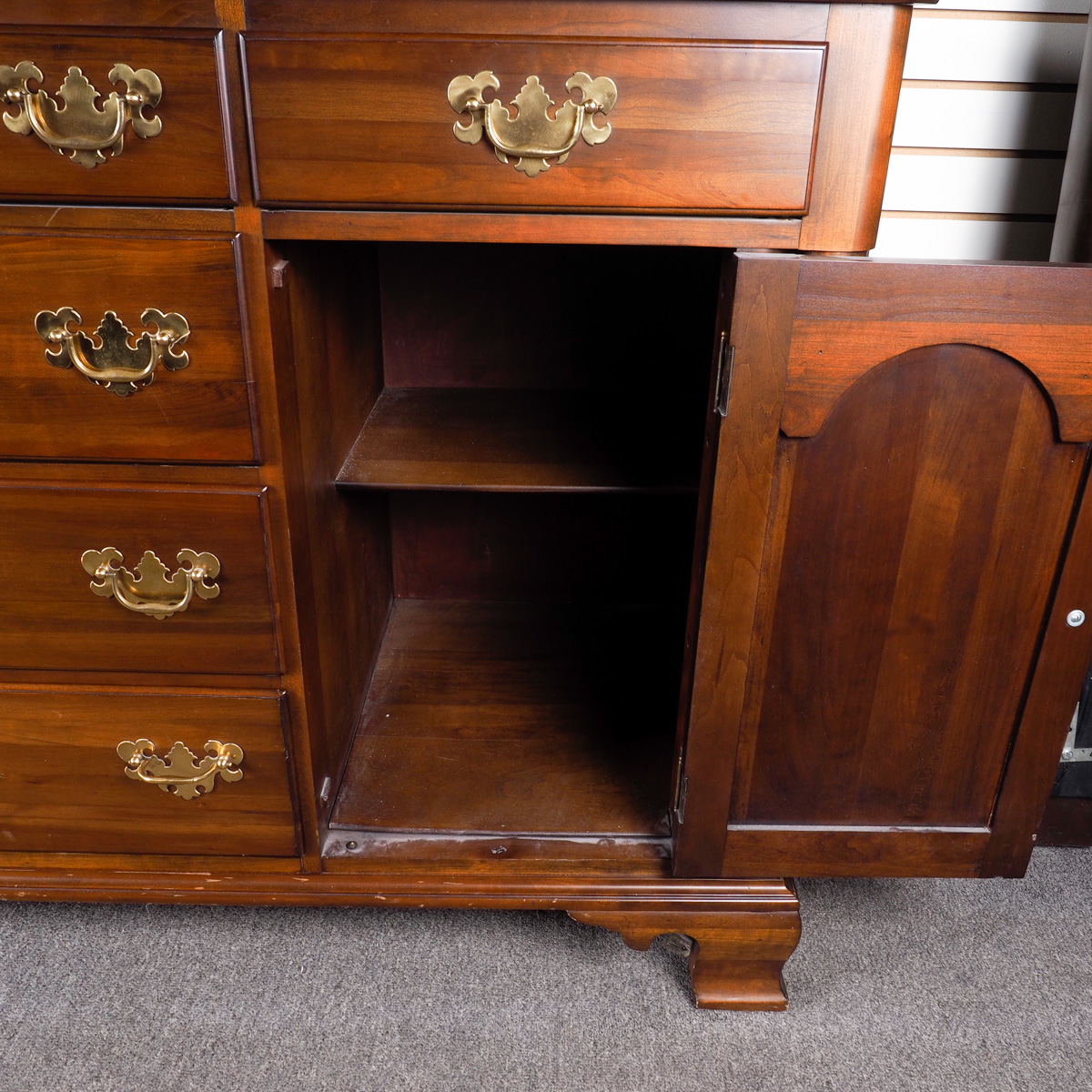 Circa 1950s Willett Wildwood Cherry Sideboard EBTH