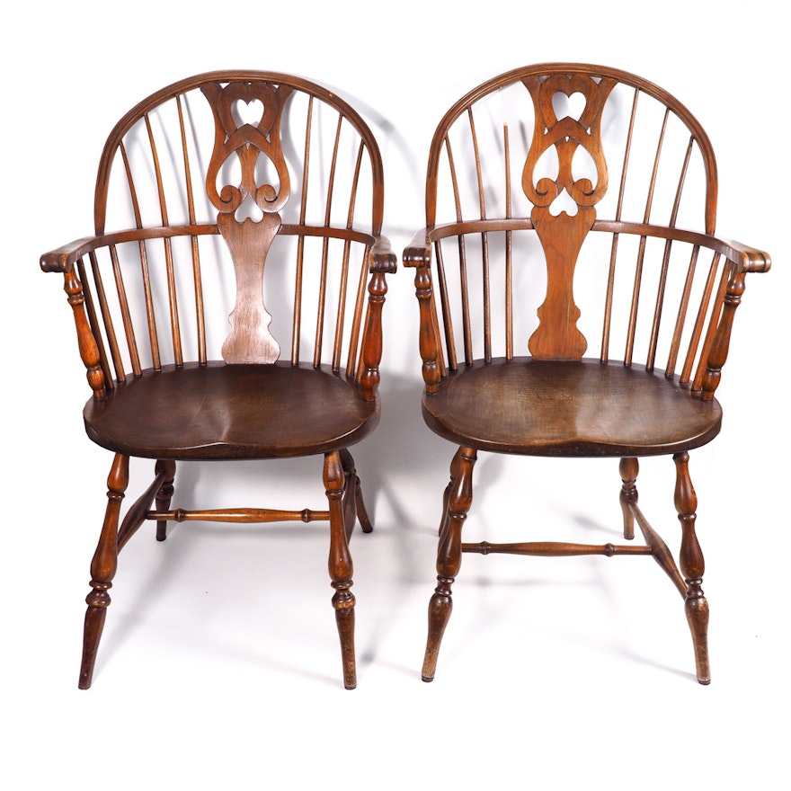 karpen brothers windsor style chairs ebth