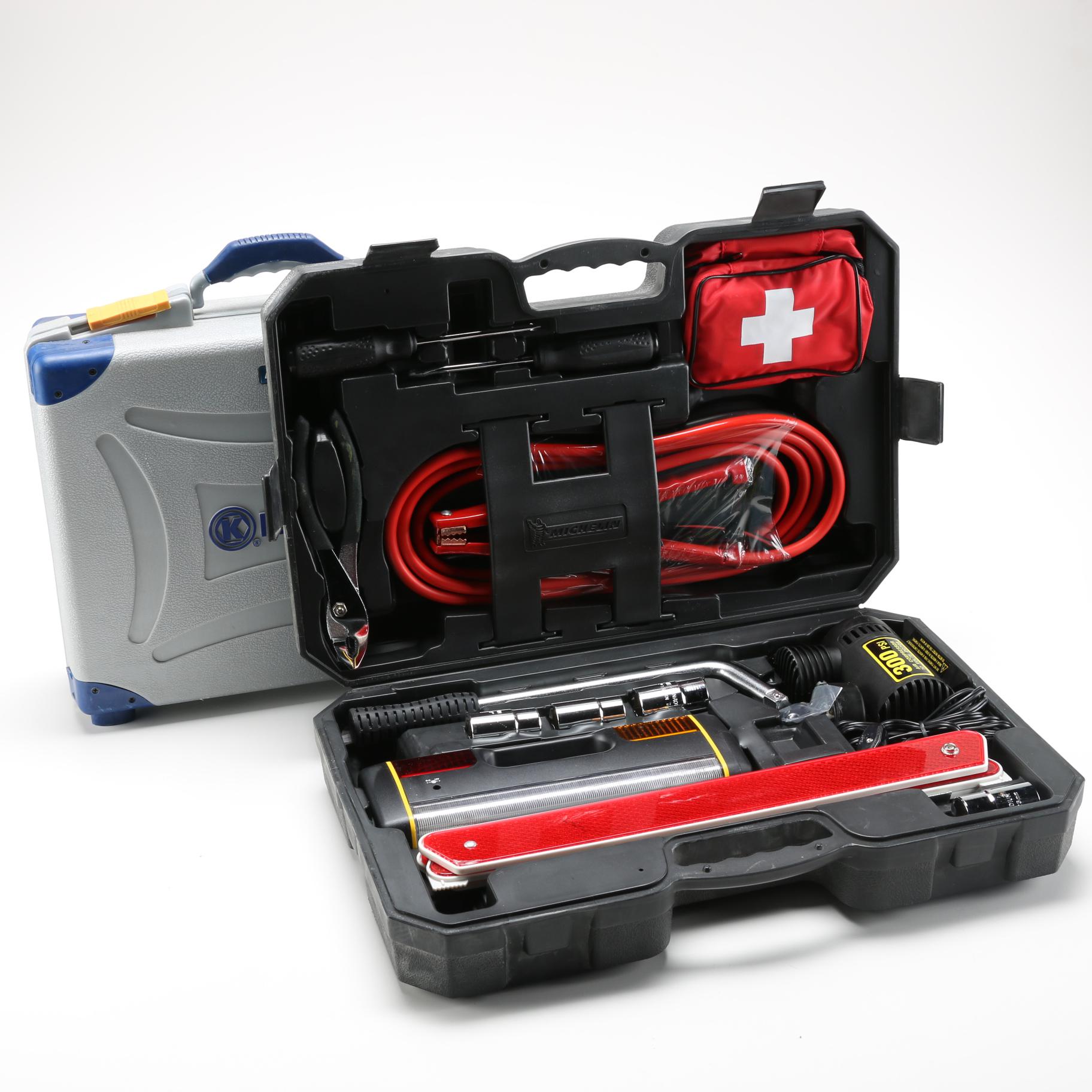 Michelin Roadside Emergency Kit and Kobalt Air Tool EBTH