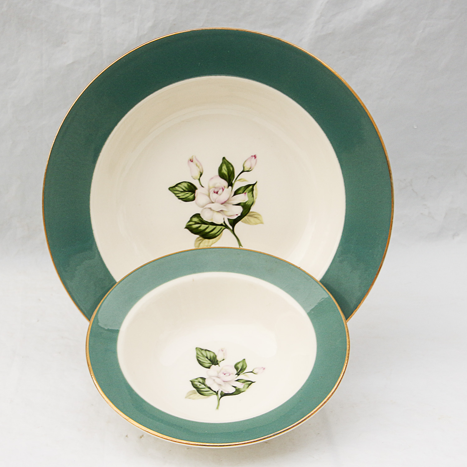 FiftyNine Piece Set of Century Service Corporation Semi Vitreous