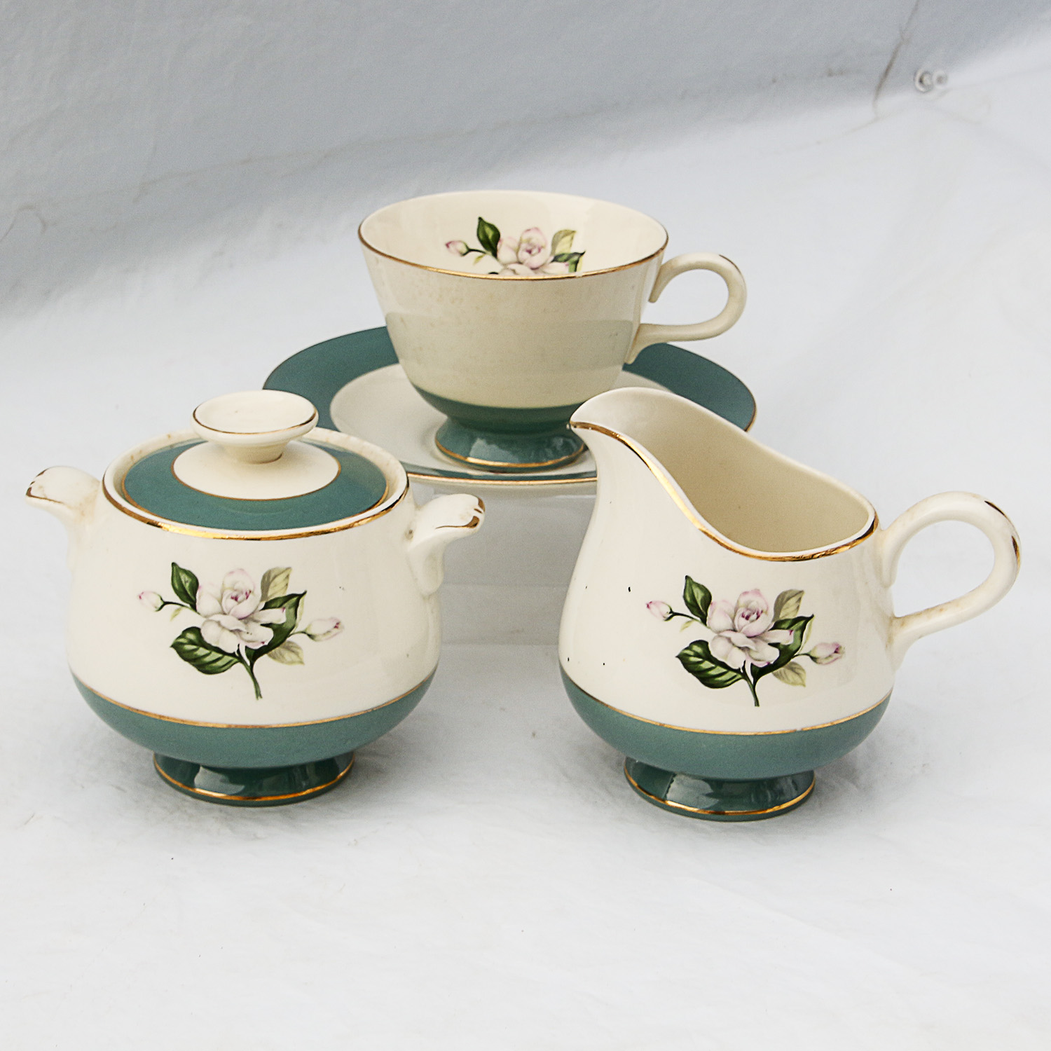 FiftyNine Piece Set of Century Service Corporation Semi Vitreous