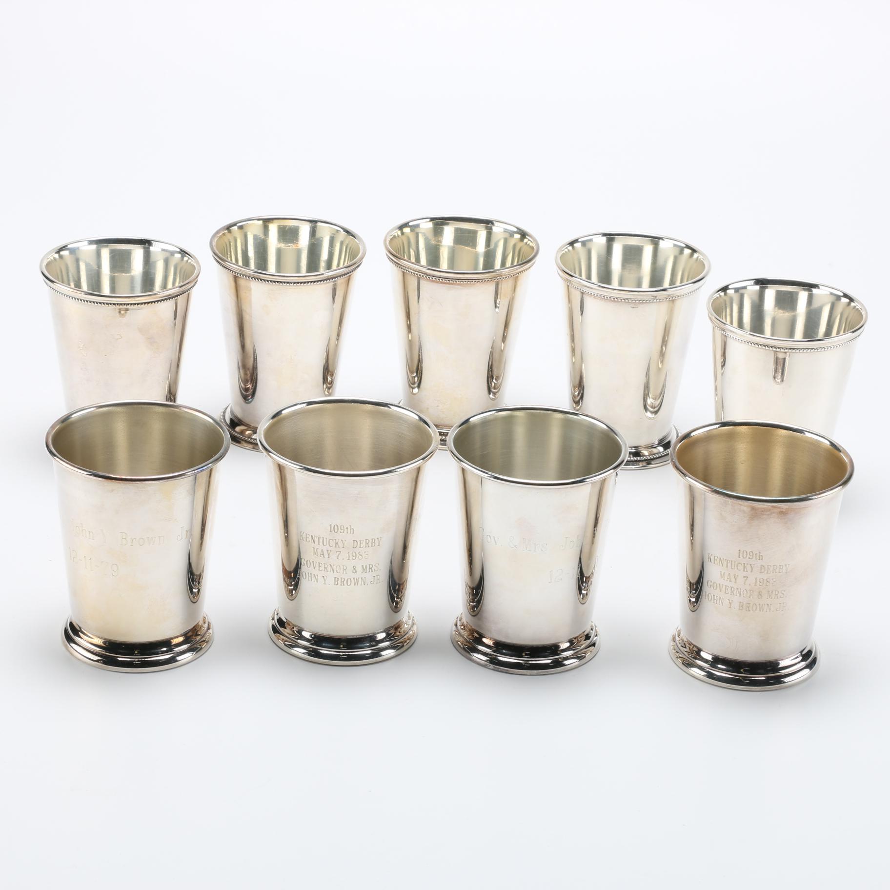 Set of Silver Plated Mint Julep Cups EBTH