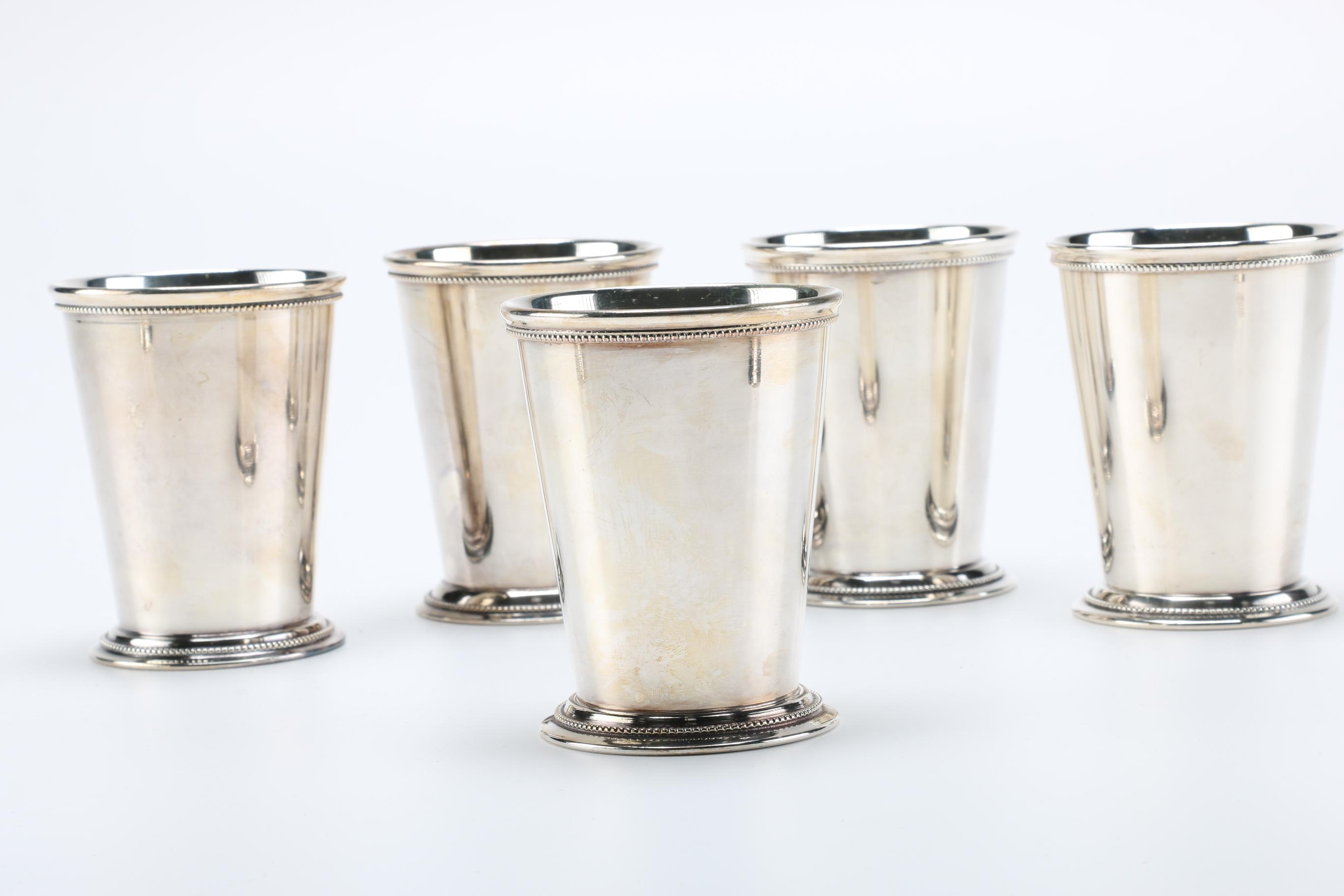 Set of Silver Plated Mint Julep Cups EBTH