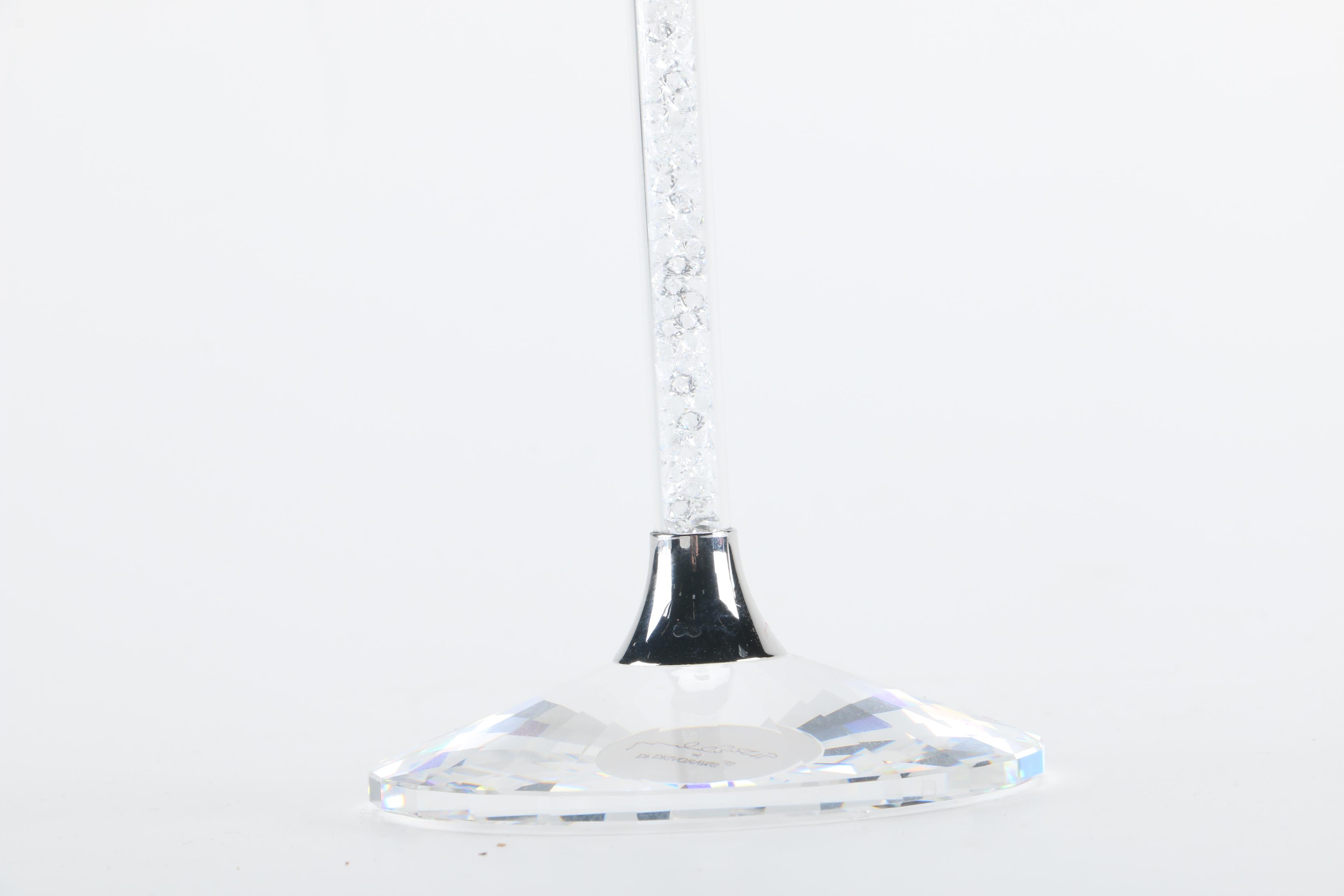 Swarovski Crystal Martini Glass Set EBTH
