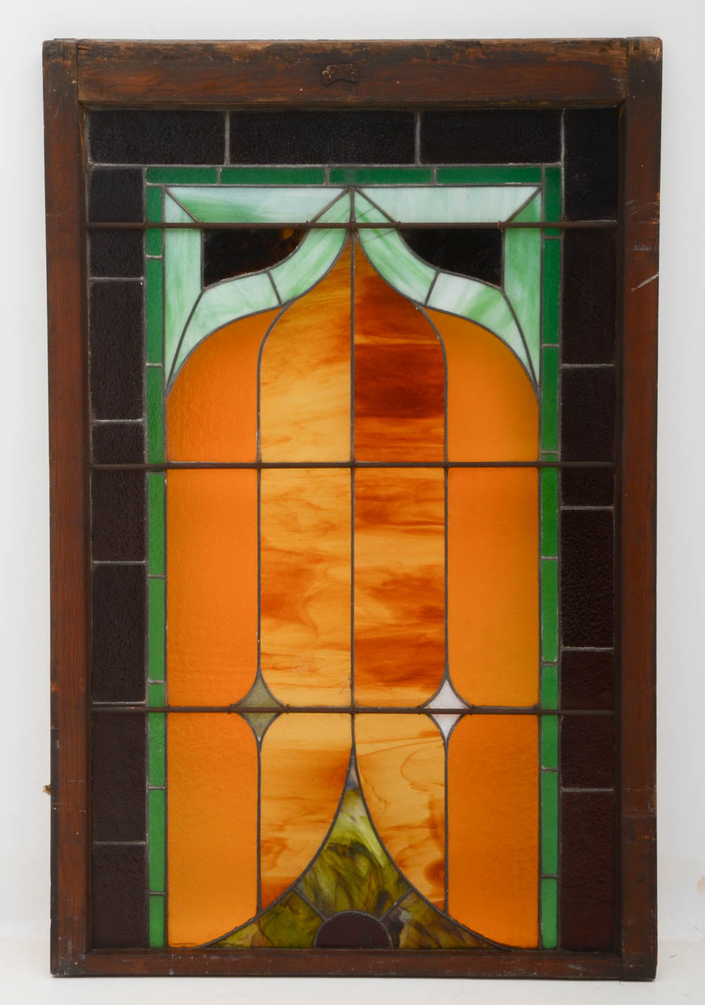 Antique Stained Glass Window EBTH