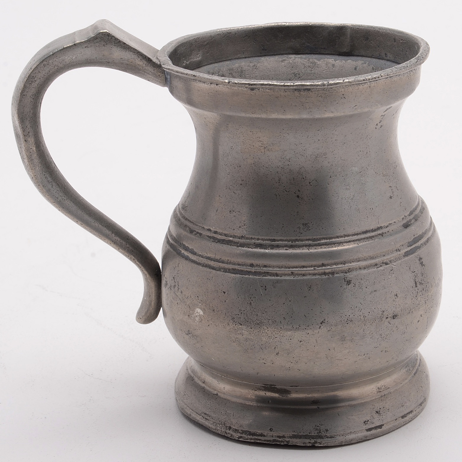 Antique James Yates Pewter Pint Tankard EBTH