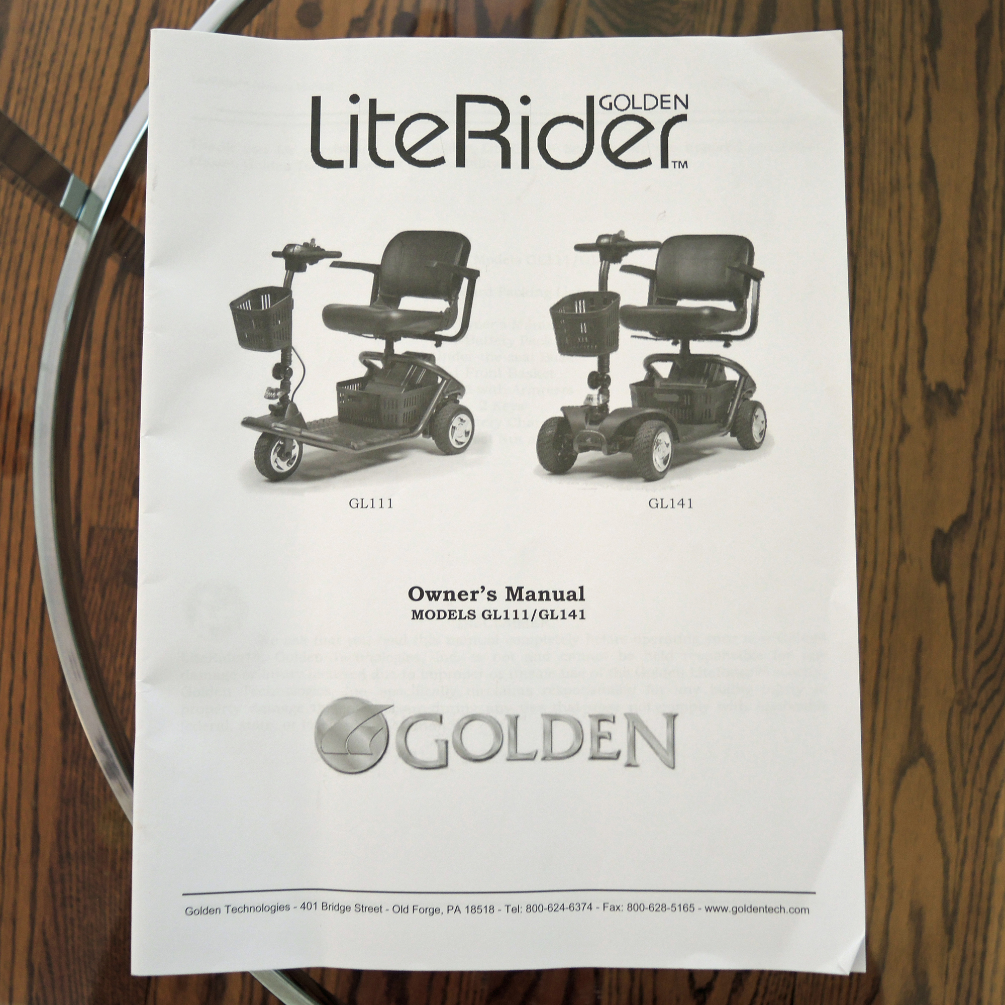 Golden LiteRider Electric Mobility Scooter EBTH