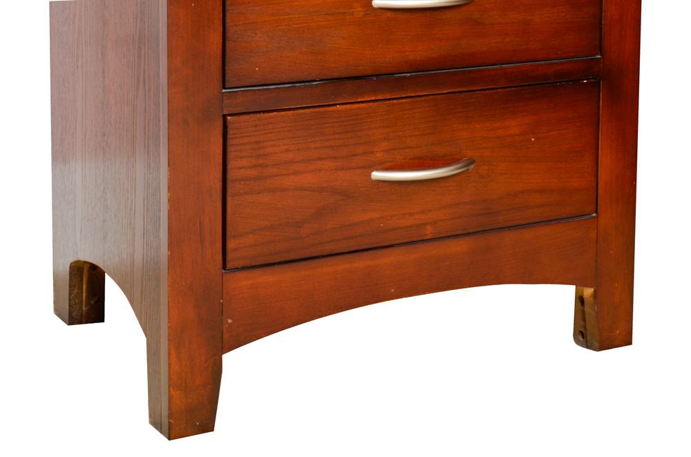 Mahogany Bedside Table EBTH