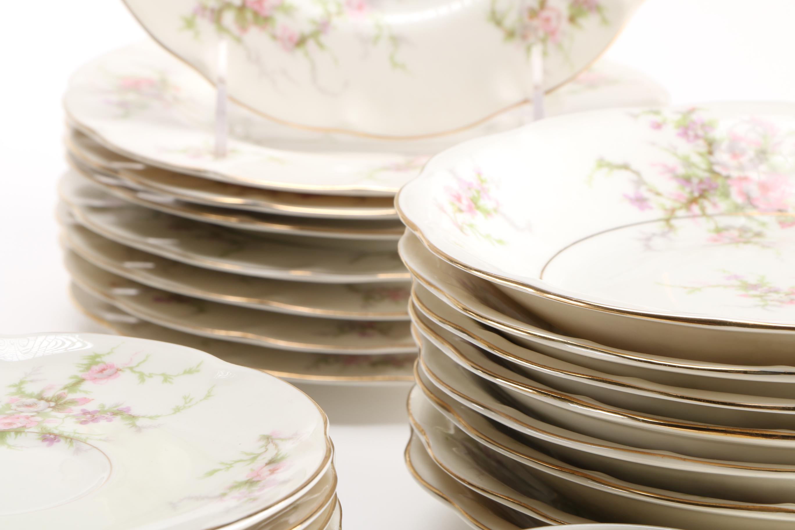 Theodore Haviland "Rosalinde" China Set EBTH