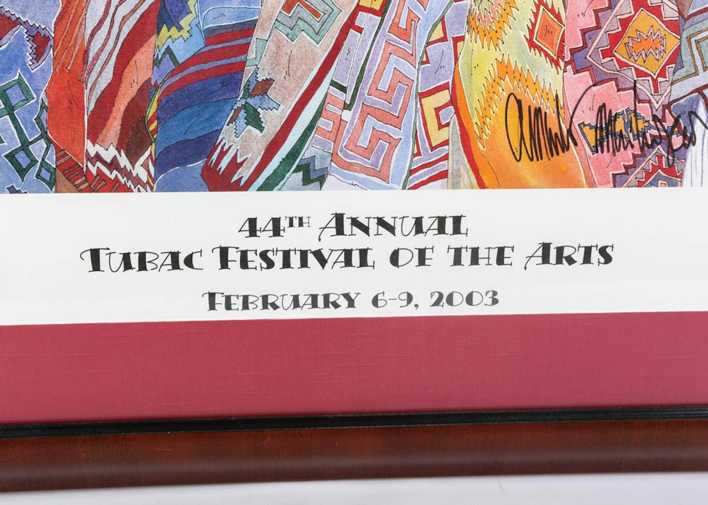 Signed Tubac Festival of the Arts Poster by Amado Pena EBTH