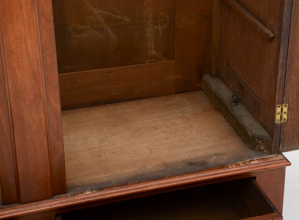 Antique Walnut Knock Down Wardrobe EBTH