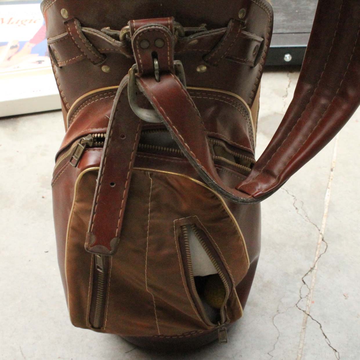 Vintage HotZ Golf Bag and Ram Golf Clubs EBTH