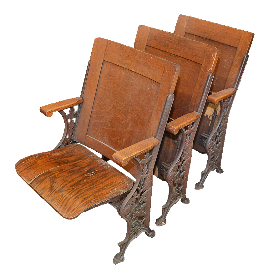 Vintage Theater Chairs EBTH