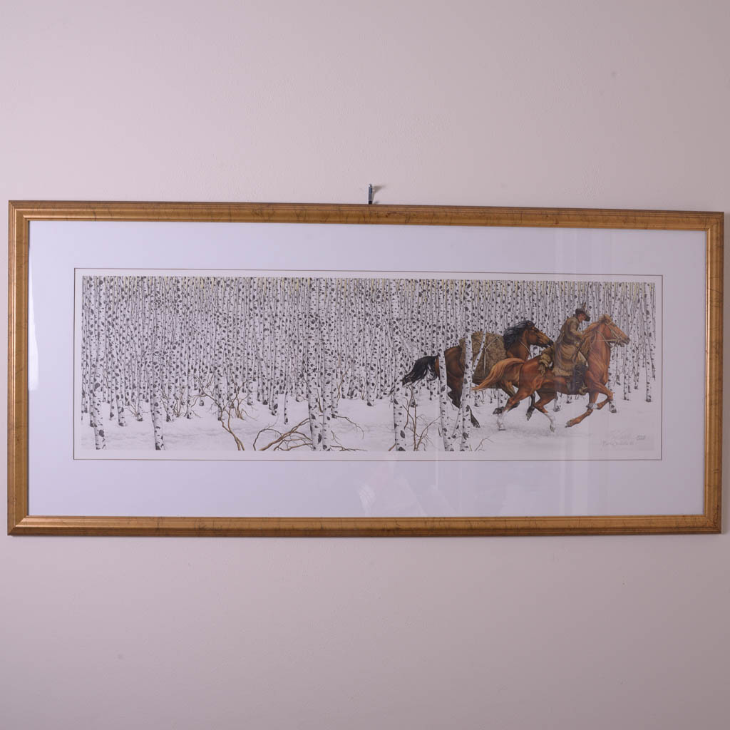 Bev Doolittle Limited Edition Print "Sacred Ground Birch Horse" EBTH