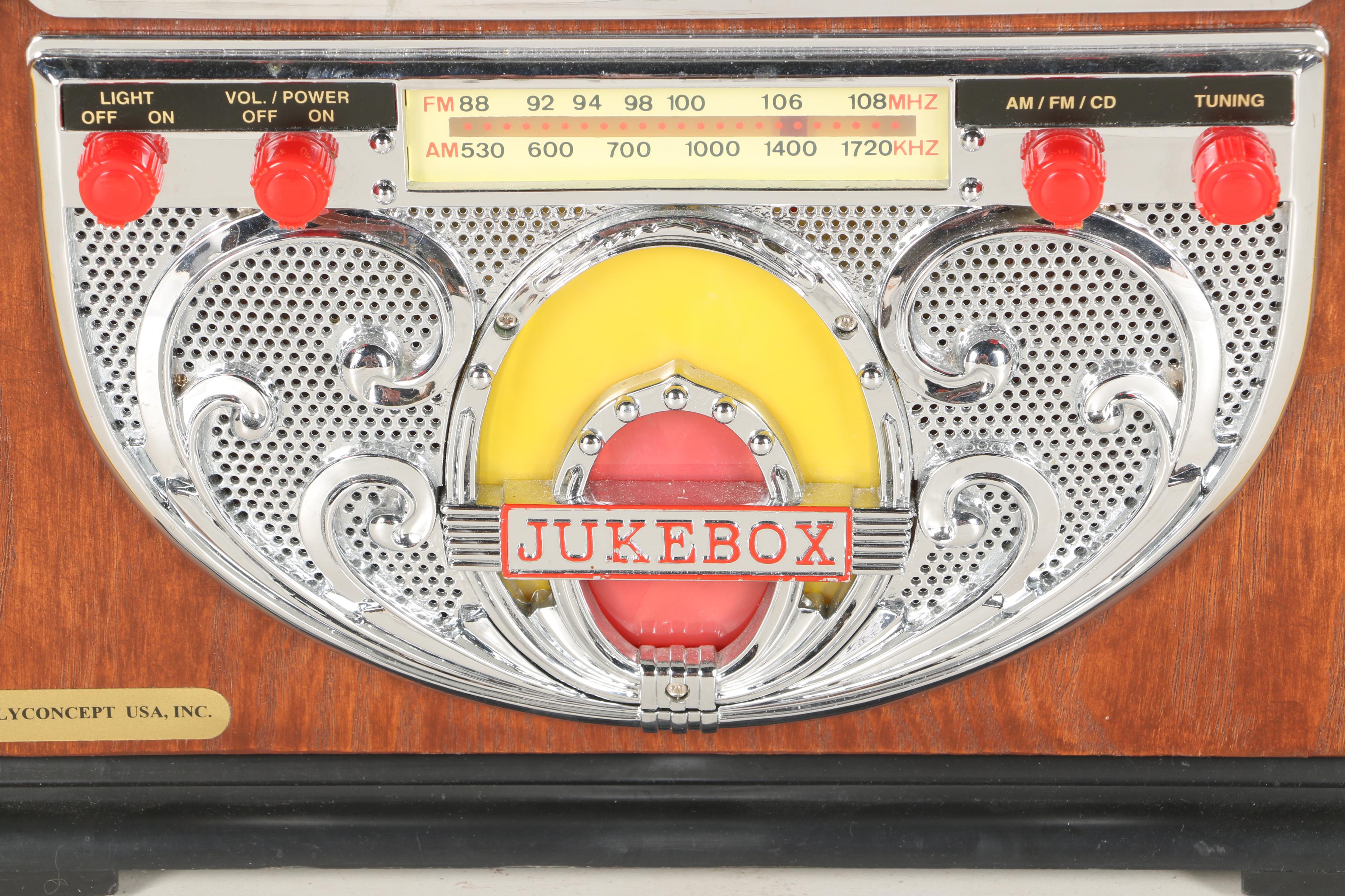 Miniature Jukebox Style CD Player EBTH