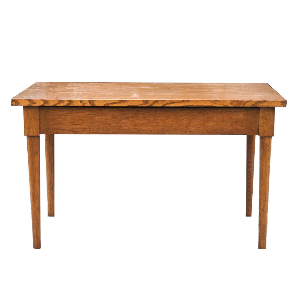 Solid Wood Piano Bench EBTH