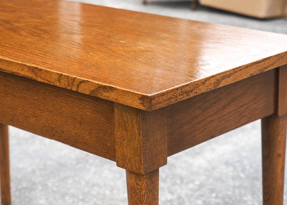 Solid Wood Piano Bench EBTH