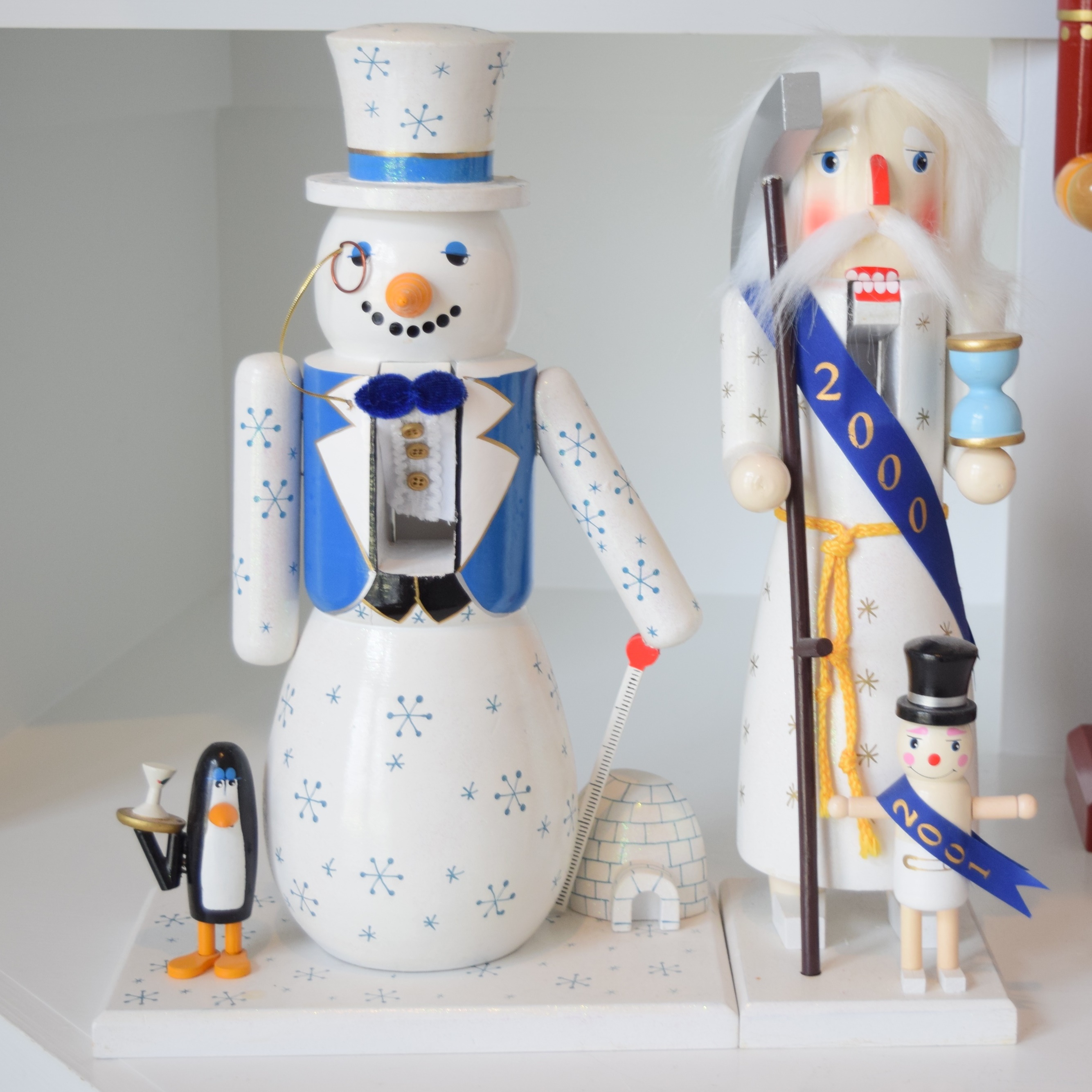 An Assortment of Sixteen Wooden Nutcrackers in Various Sizes EBTH