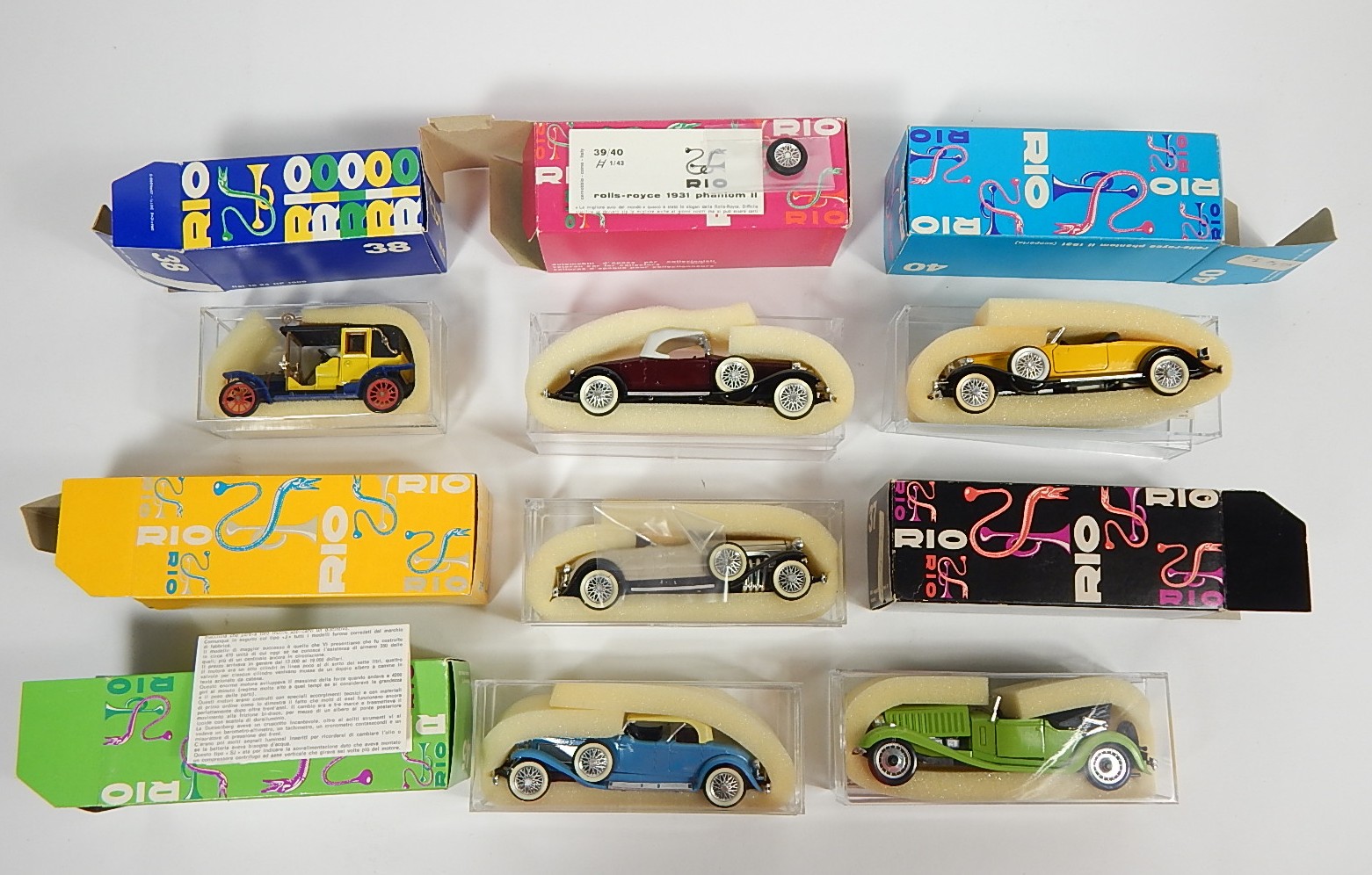 rio diecast model cars