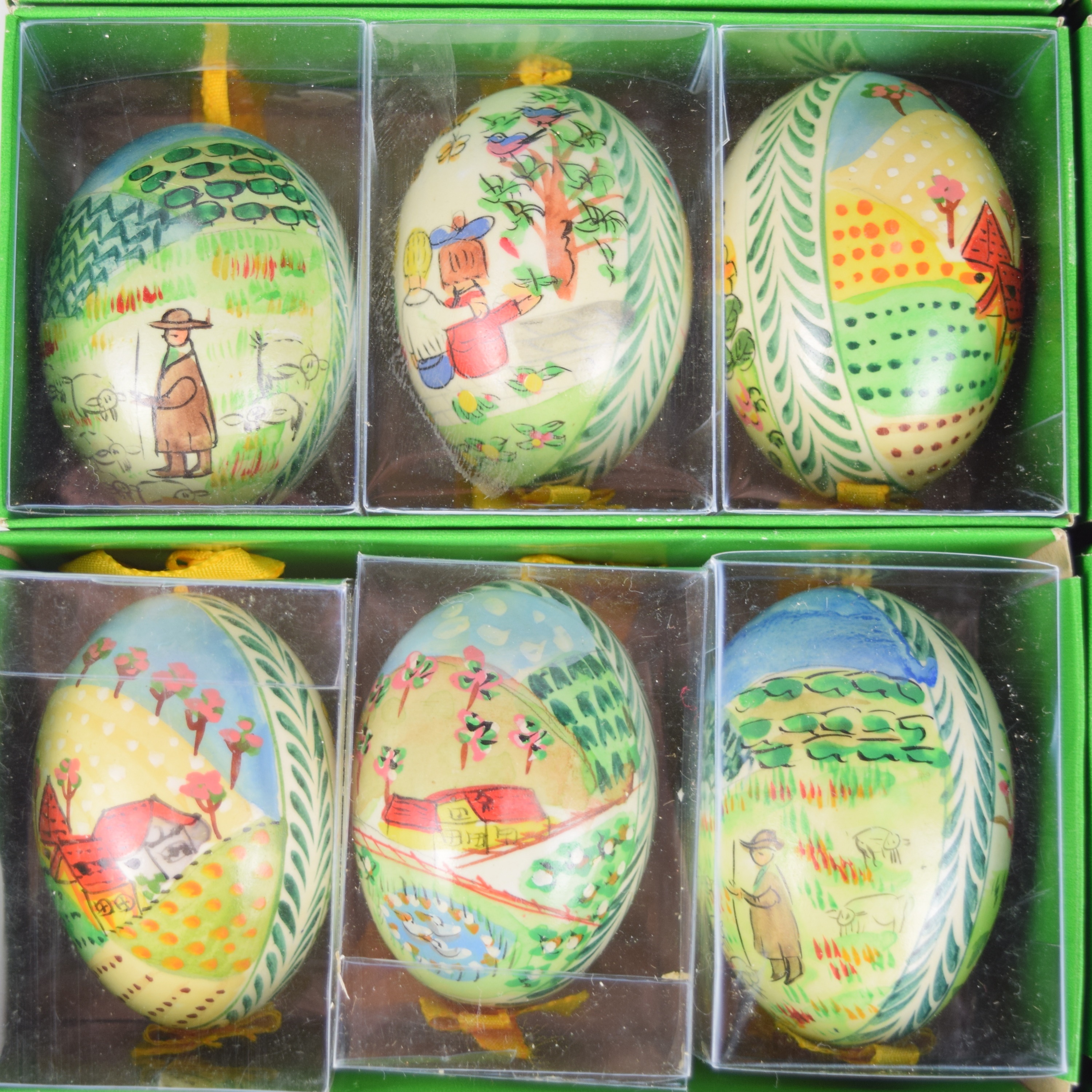 Twenty Three Hand Painted Eggs EBTH