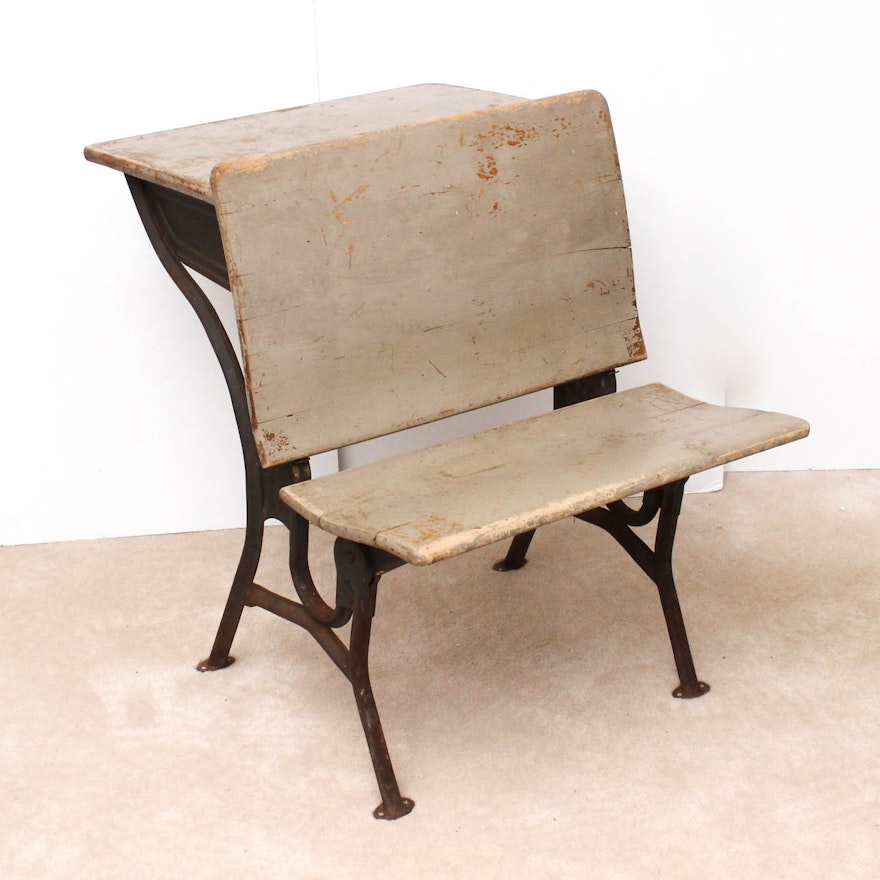 American Seating Company Antique School Desk