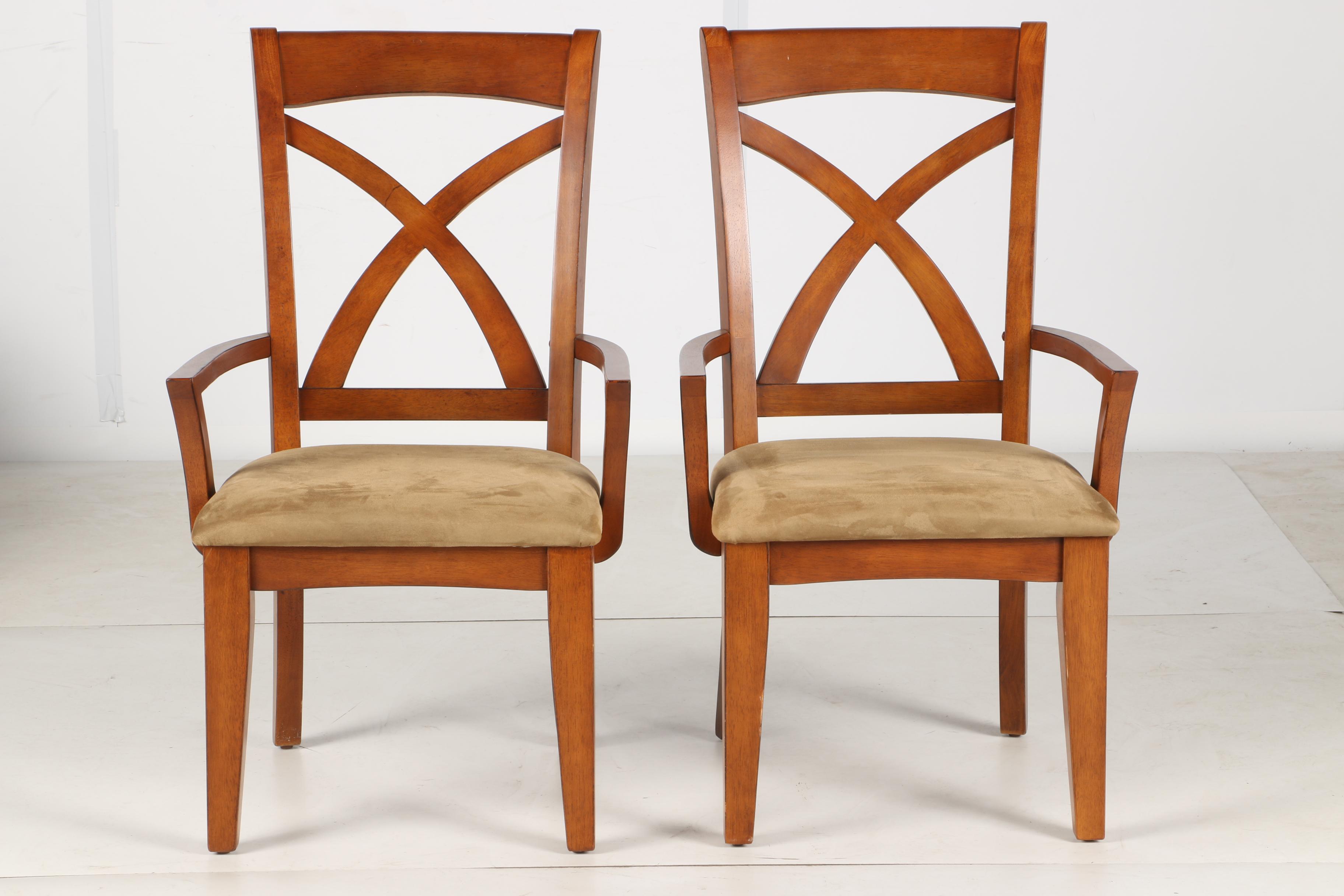 Set of Golden Oak Dining Chairs EBTH