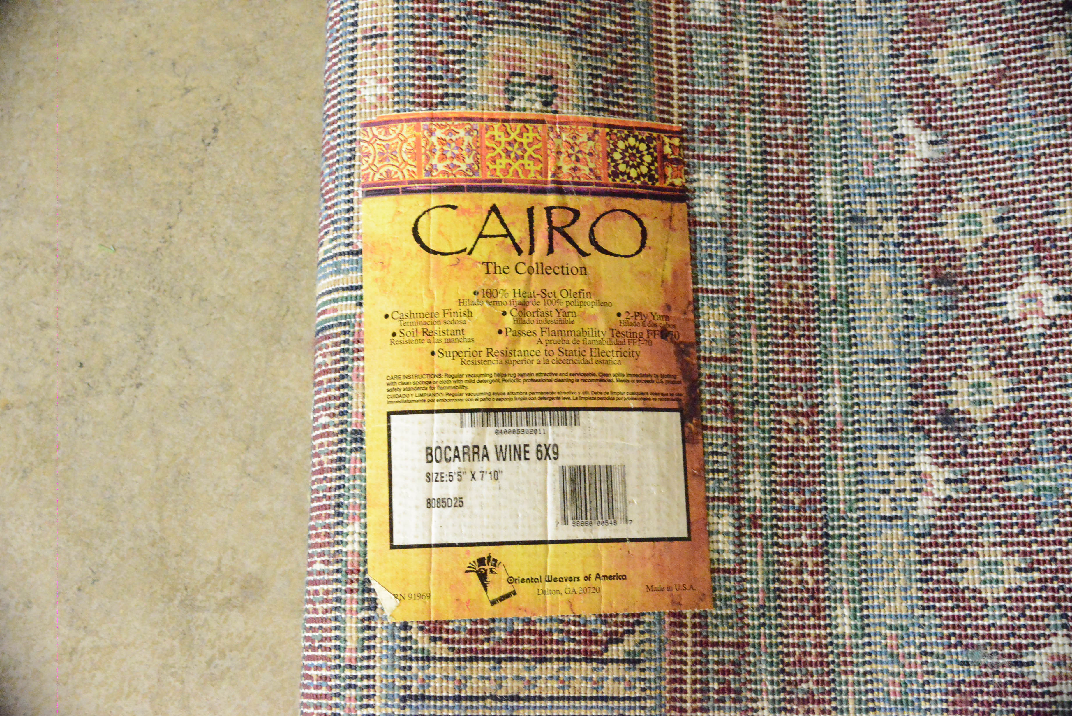 Oriental Weavers "Cairo, The Collection" "Bocarra" Area Rug EBTH