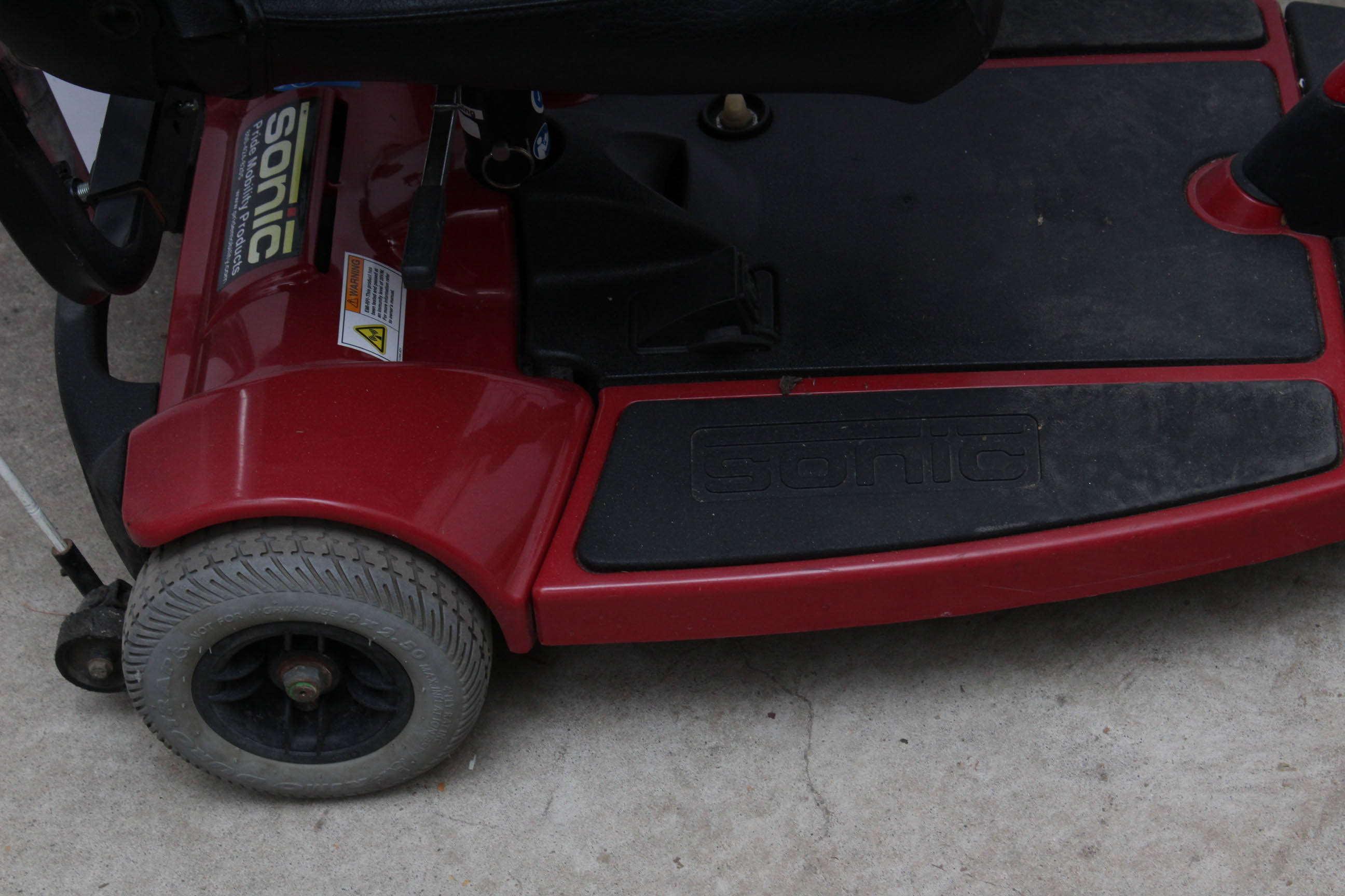 Pride Sonic Mobility Scooter EBTH