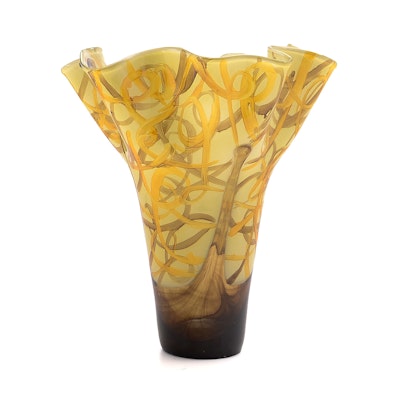 Large Art Glass Vase Large Art Glass Vase