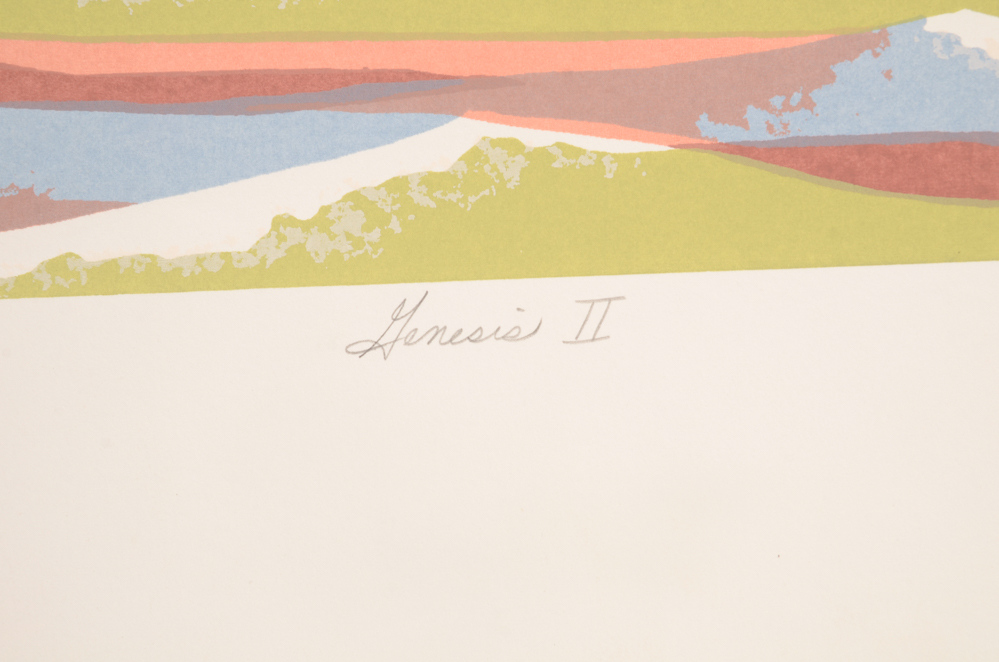 Alvena McCormick Offset Lithograph "Genesis II" EBTH