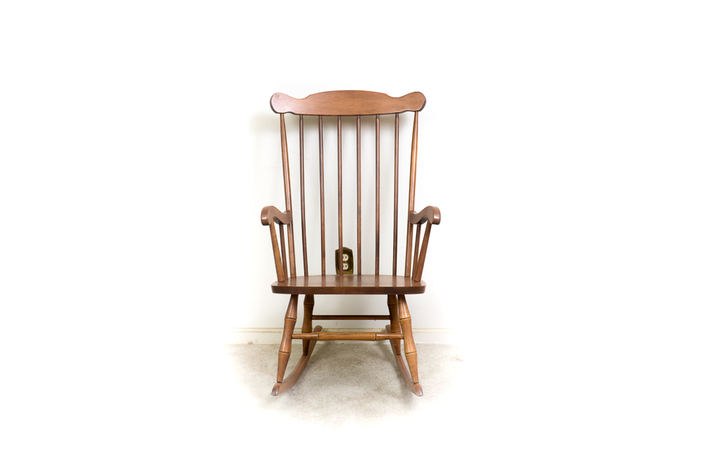 Windsor Style Rocking Chair Ebth