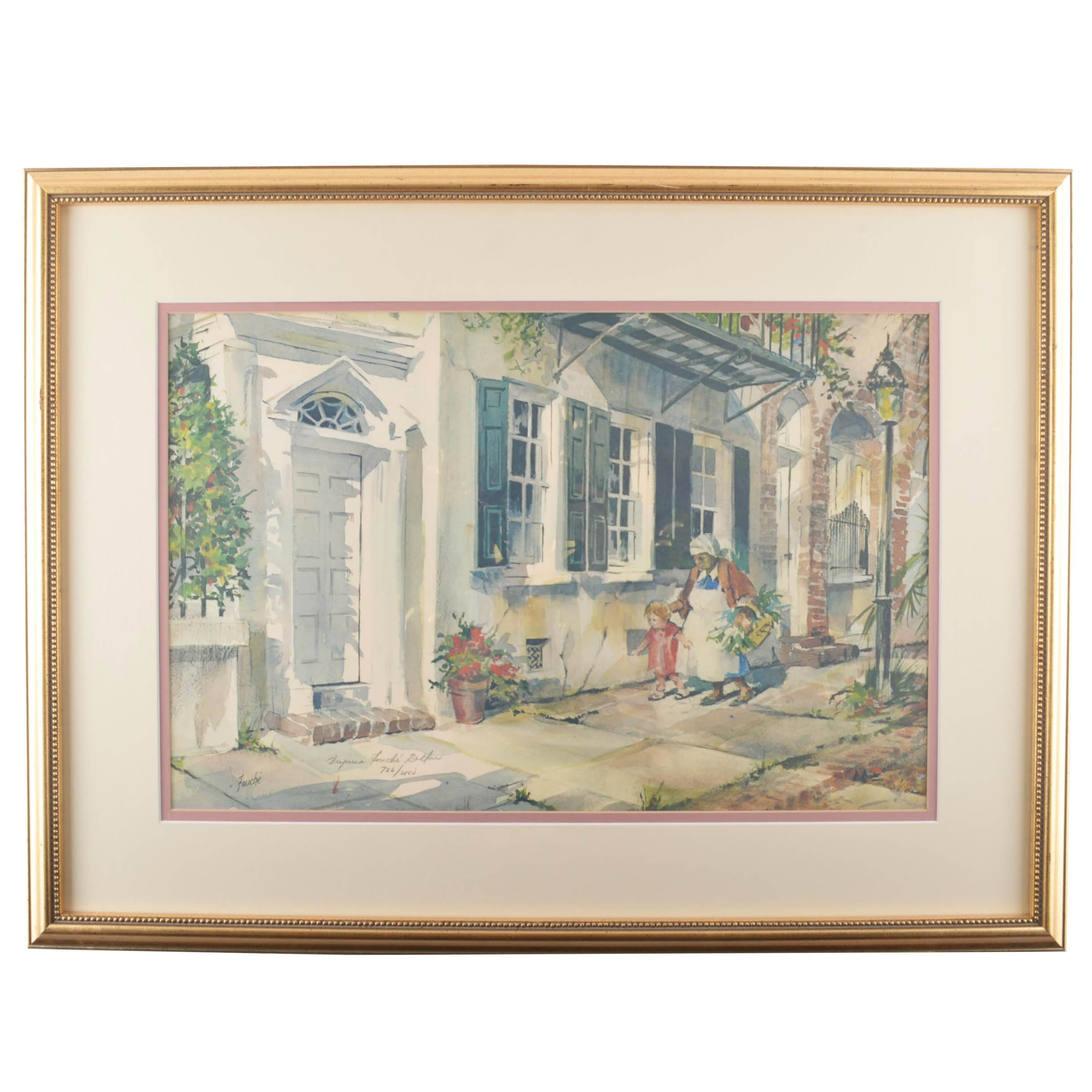 Virginia Fouche Bolton Limited Edition Offset Lithograph EBTH