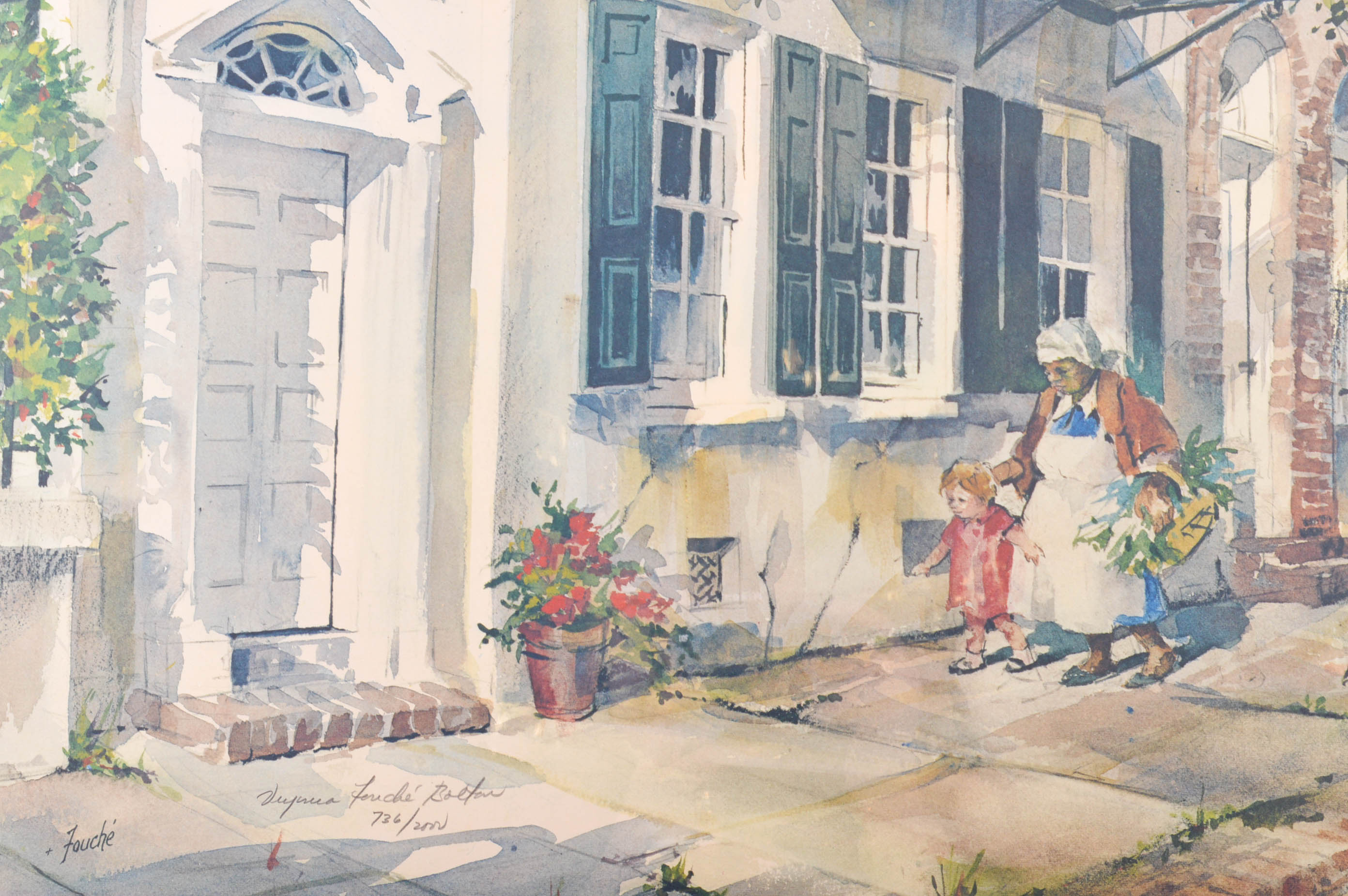 Virginia Fouche Bolton Limited Edition Offset Lithograph EBTH