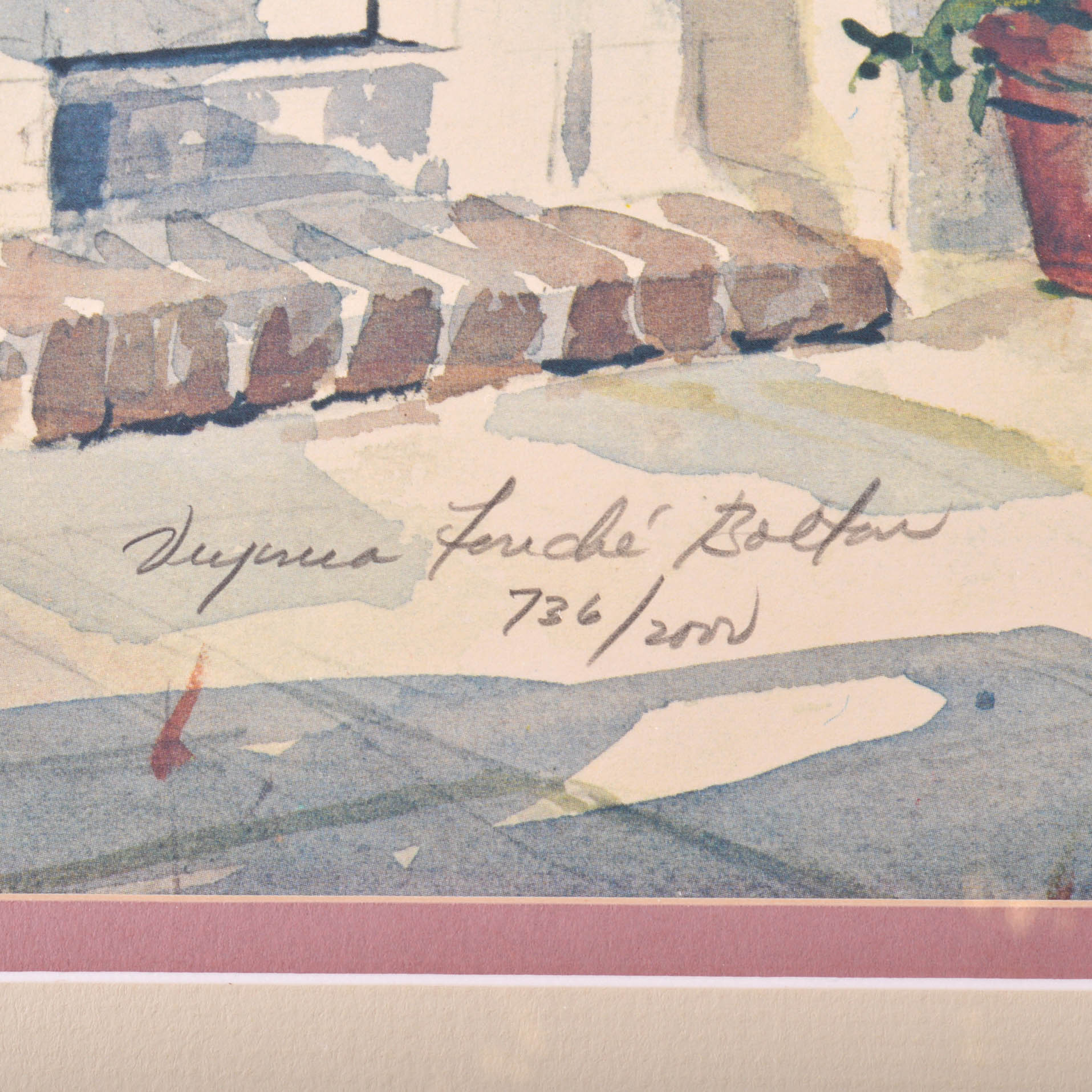 Virginia Fouche Bolton Limited Edition Offset Lithograph EBTH