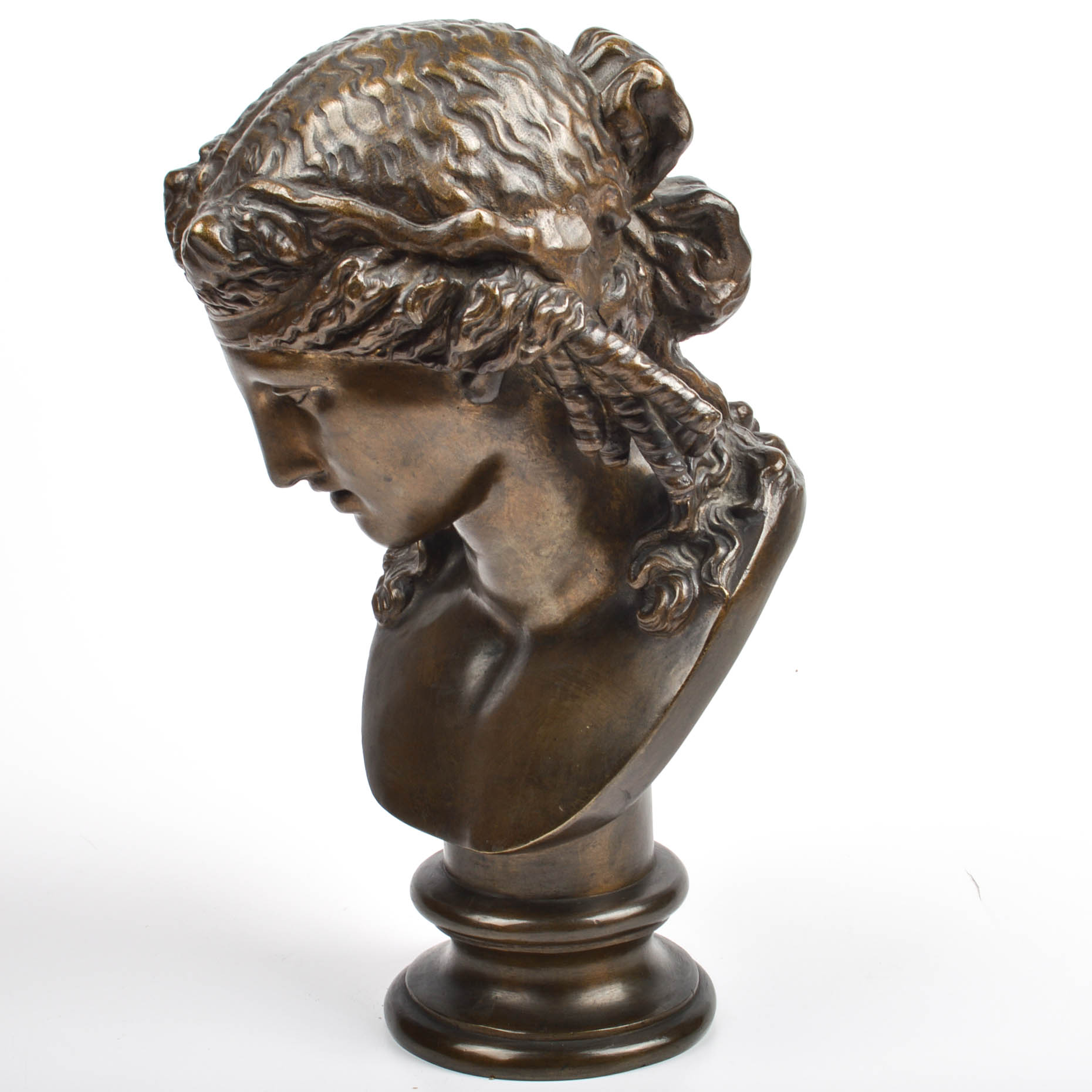 Bronze Finished Female Bust EBTH