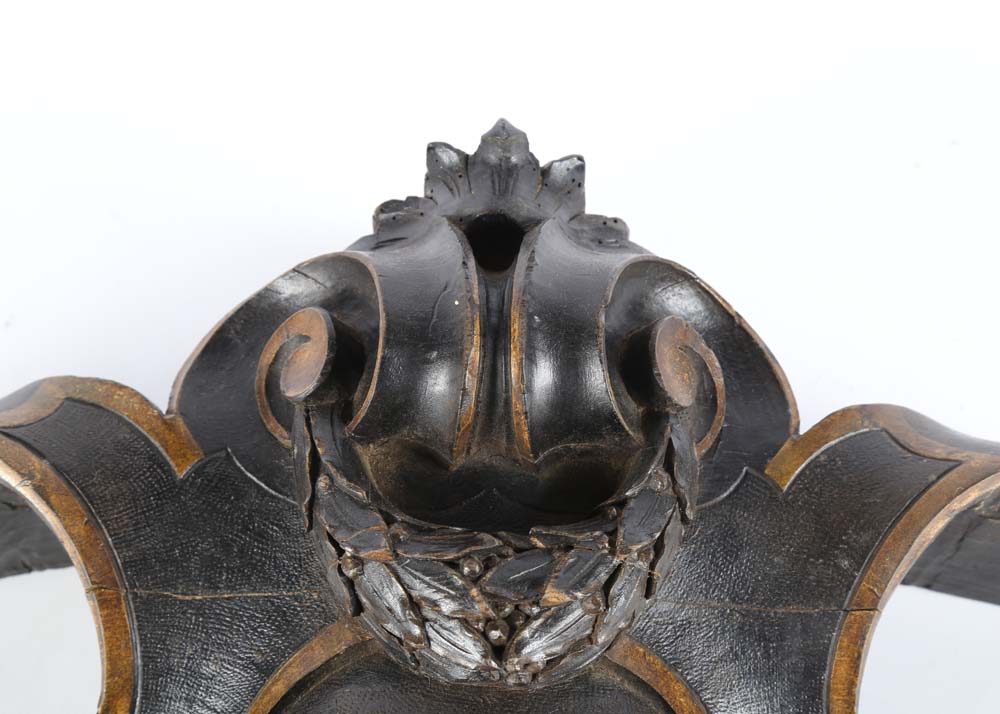 Pair of Antique Architectural Carved Wood Wall Hangings EBTH