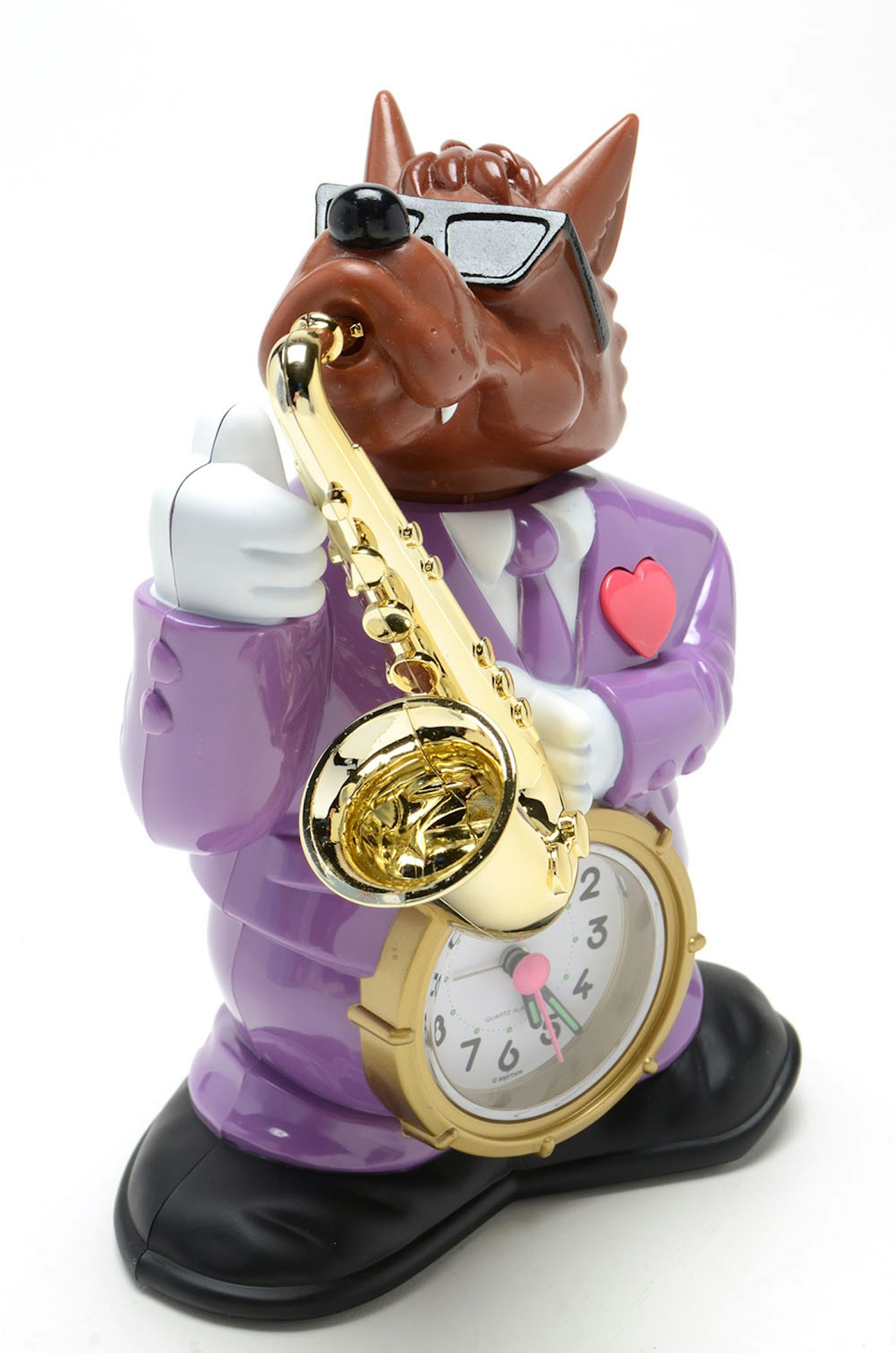 "Saxy Wolf" Figural Alarm Clock | EBTH