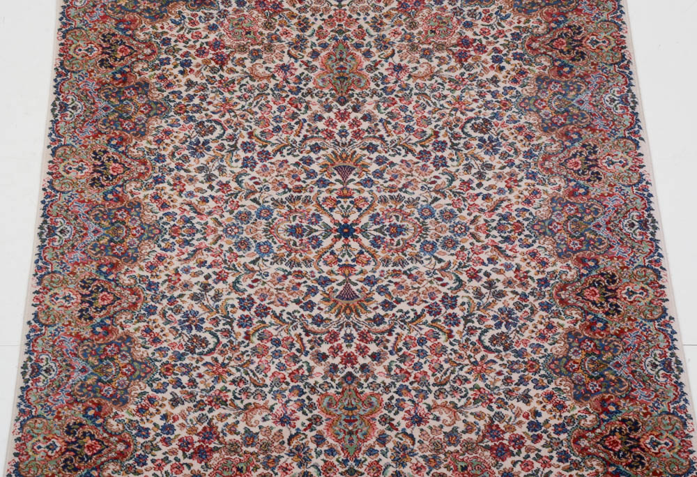 Karastan "Floral Kirman" Wool Area Rug EBTH