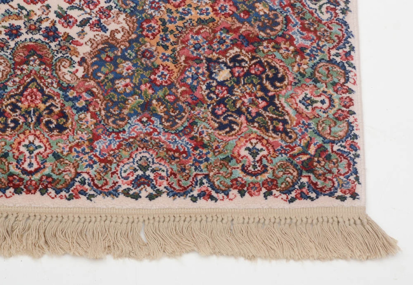 Karastan "Floral Kirman" Wool Area Rug EBTH