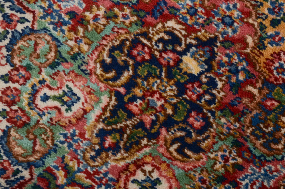Karastan "Floral Kirman" Wool Area Rug EBTH