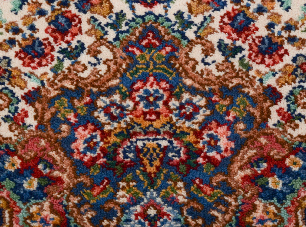 Karastan "Floral Kirman" Wool Area Rug EBTH
