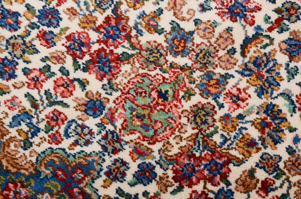 Karastan "Floral Kirman" Wool Area Rug | EBTH