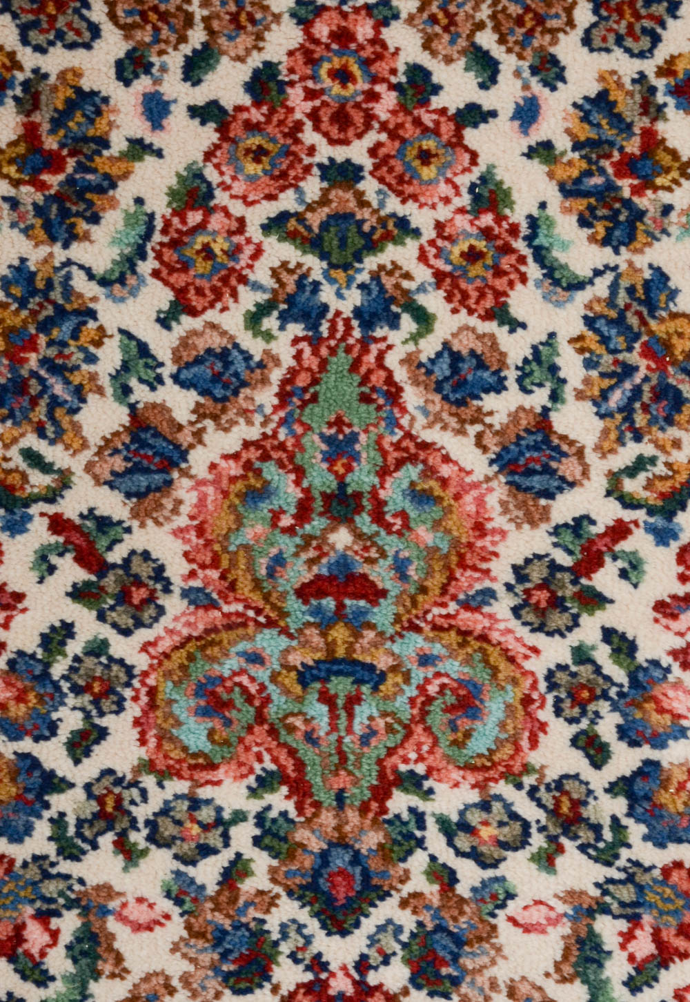 Karastan "Floral Kirman" Wool Area Rug EBTH