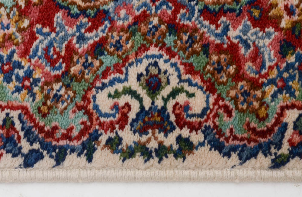 Karastan "Floral Kirman" Wool Area Rug EBTH