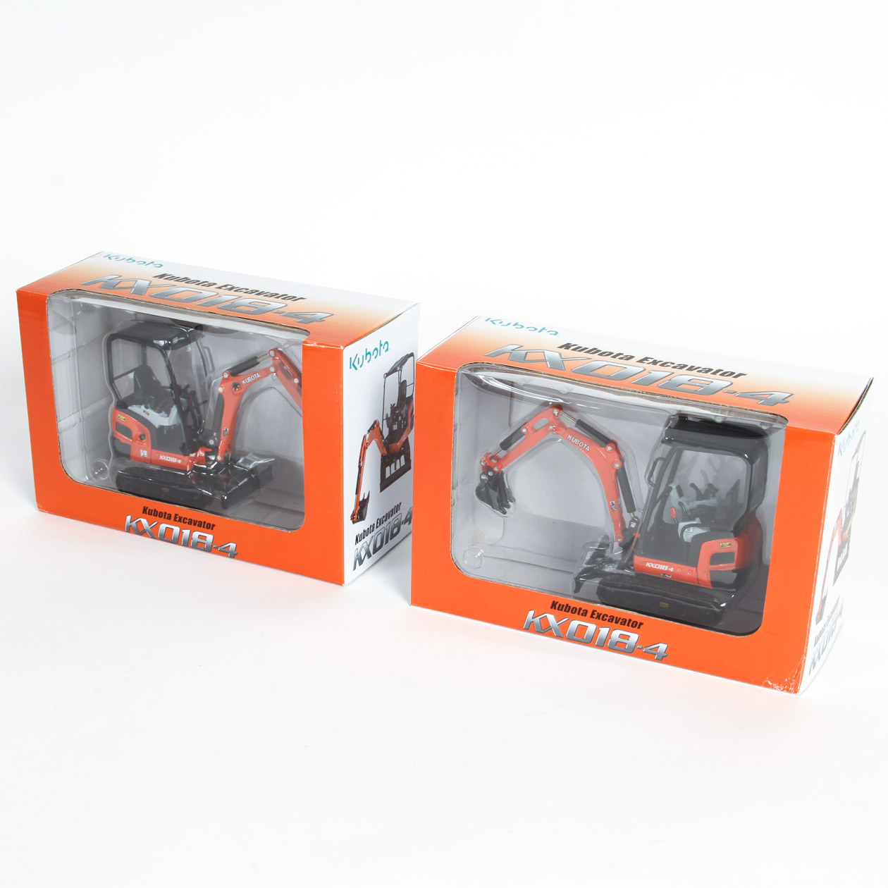 Pair of Kubota Toy Excavators EBTH