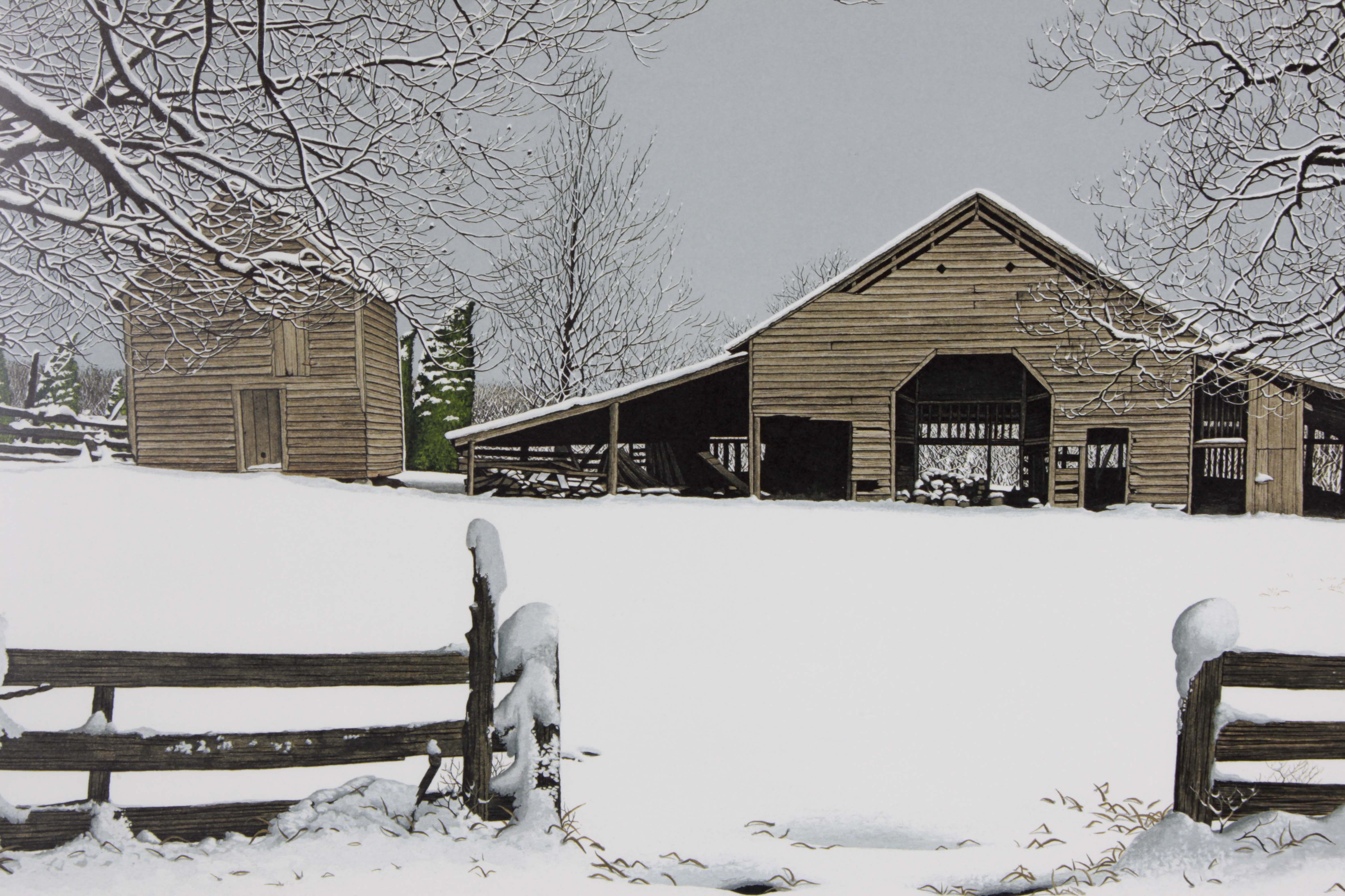 Bob Timberlake Limited Edition Offset Lithograph "Winter's Gift" EBTH