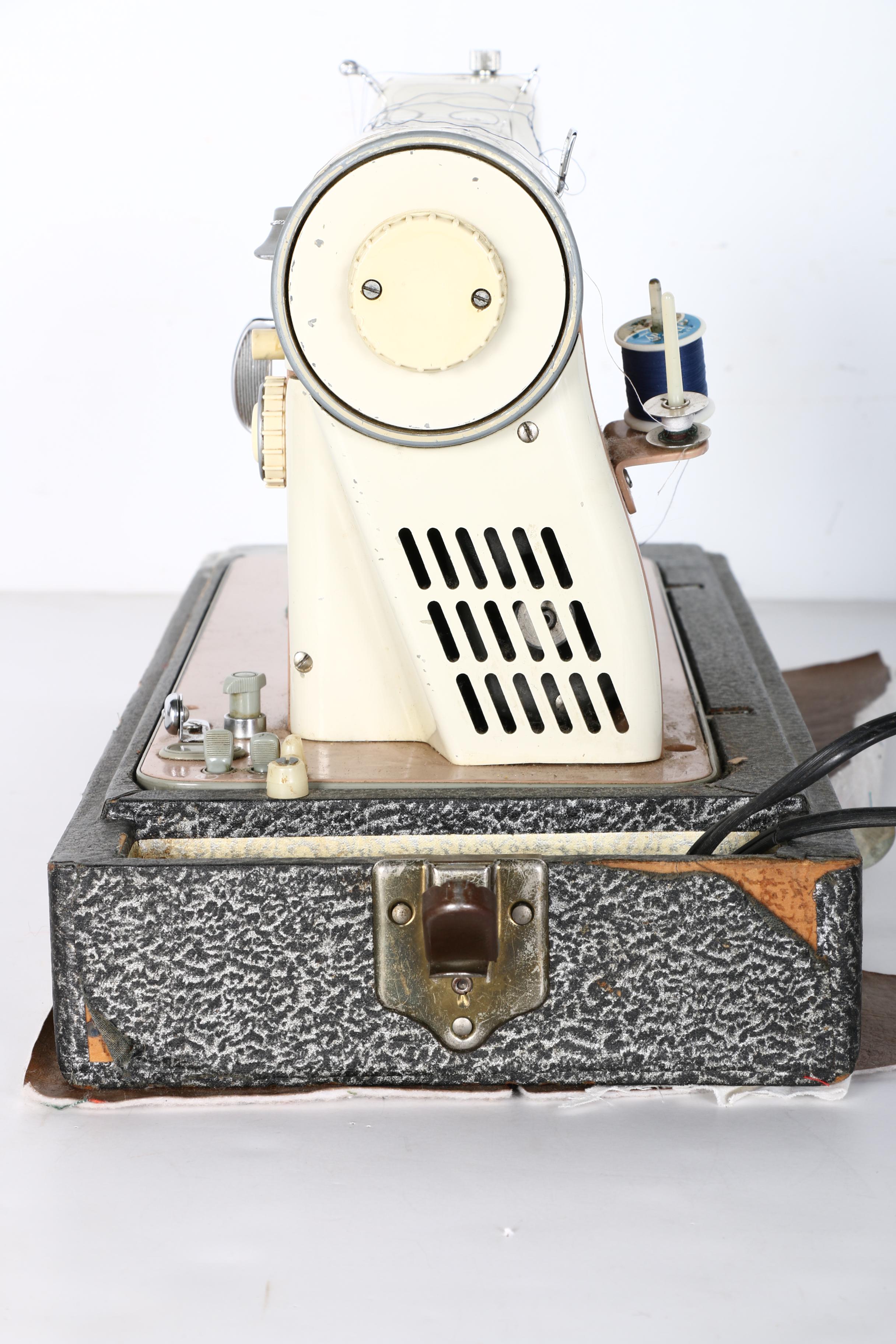 Vintage Portable Necchi "Supernova Ultra Mark 2" Sewing Machine EBTH