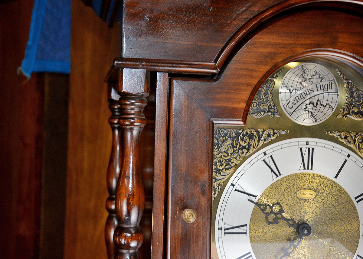 Vintage Ethan Allen Grandfather Clock EBTH