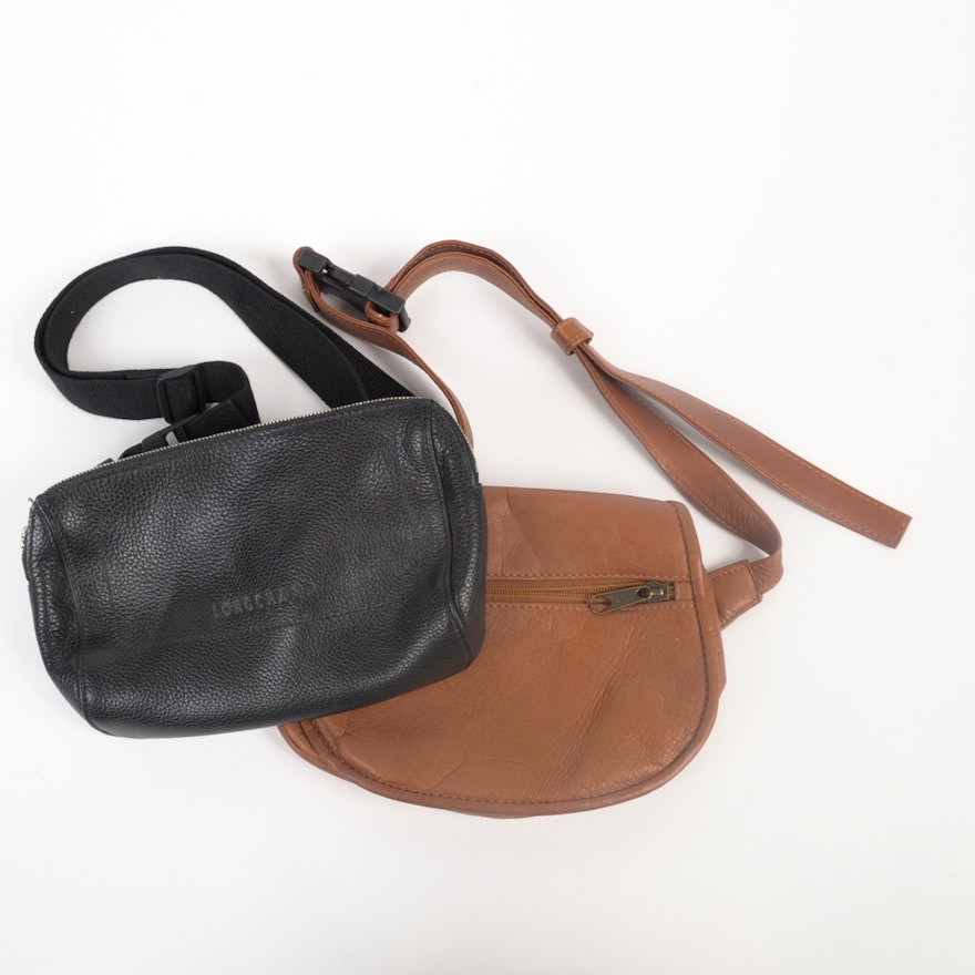 Leather Belt Bags Including Longchamp Ebth Leather Belt Bags Including Longchamp